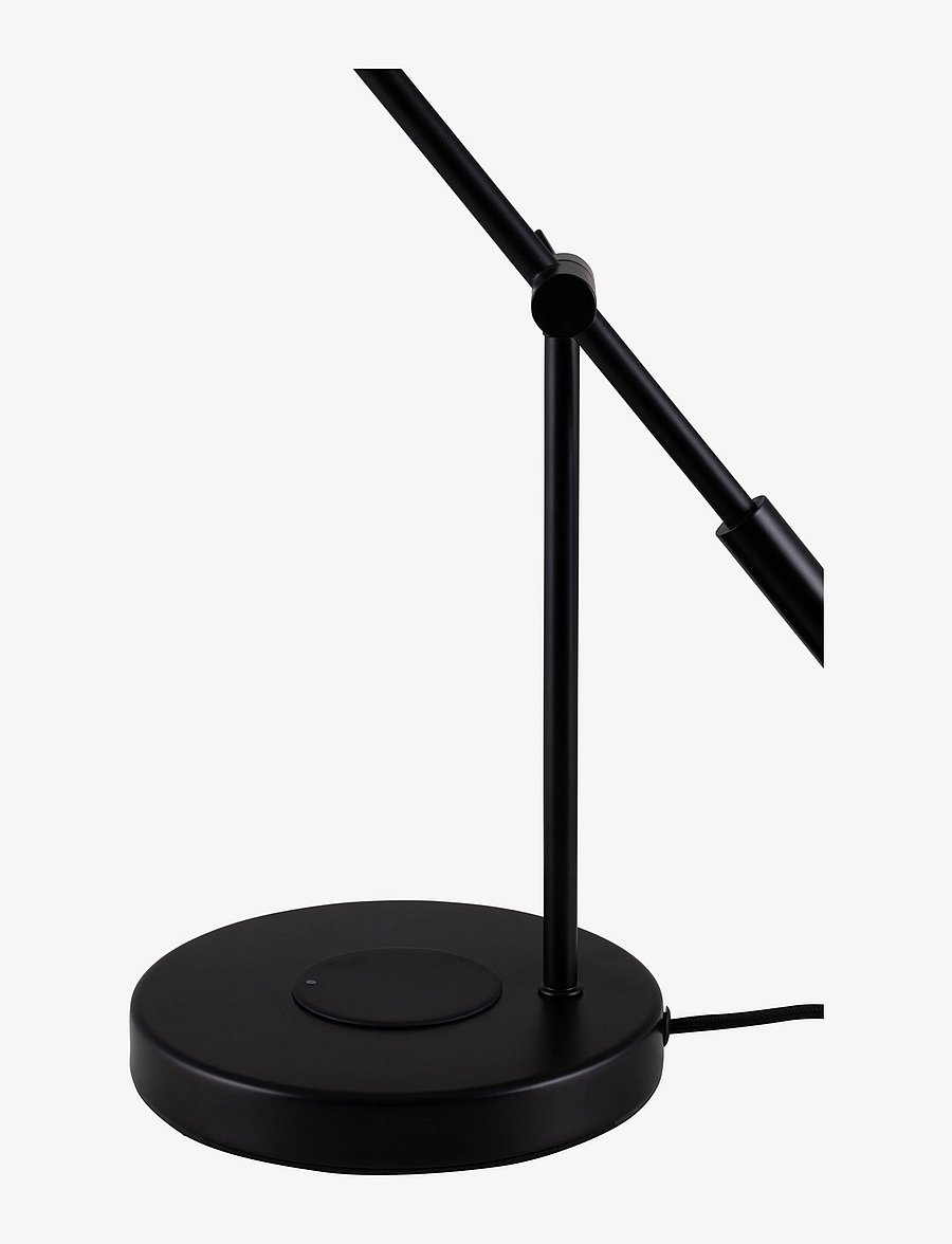 Globen Lighting - Table Lamp Hubble Read with wireless charging Brushed Brass - schreibtisch- & tischlampen - black - 3