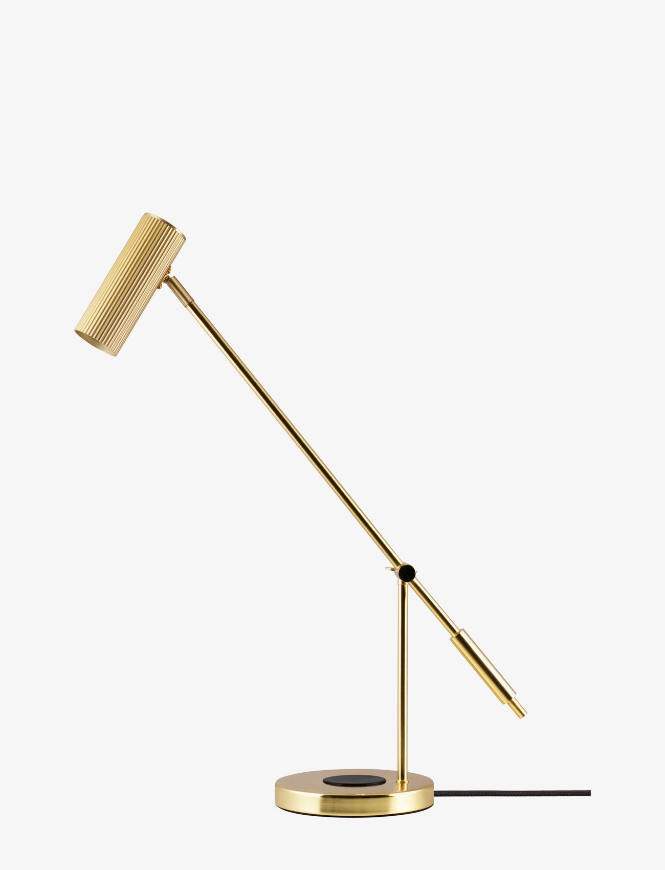 Globen Lighting Table Lamp Hubble Read With Wireless Charging Brushed Brass, Bordlampe, Guld, Str: H63.5CM