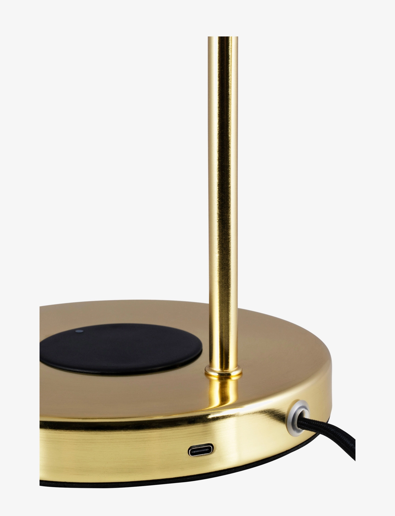 Globen Lighting - Table Lamp Hubble Read with wireless charging Brushed Brass - schreibtisch- & tischlampen - gold - 4