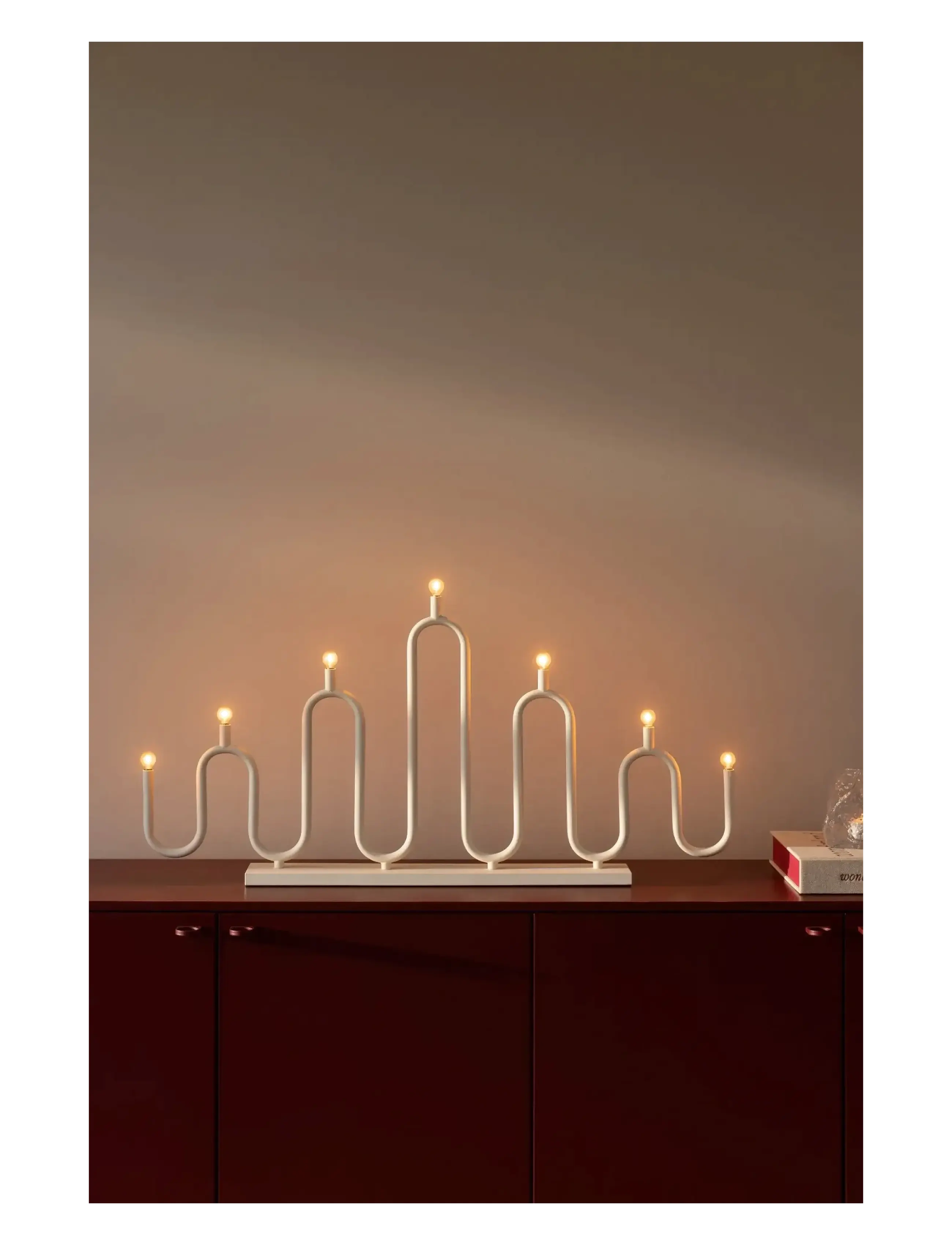 Globen Lighting - Candlestick Noel 7 Ivory - ivory - 1
