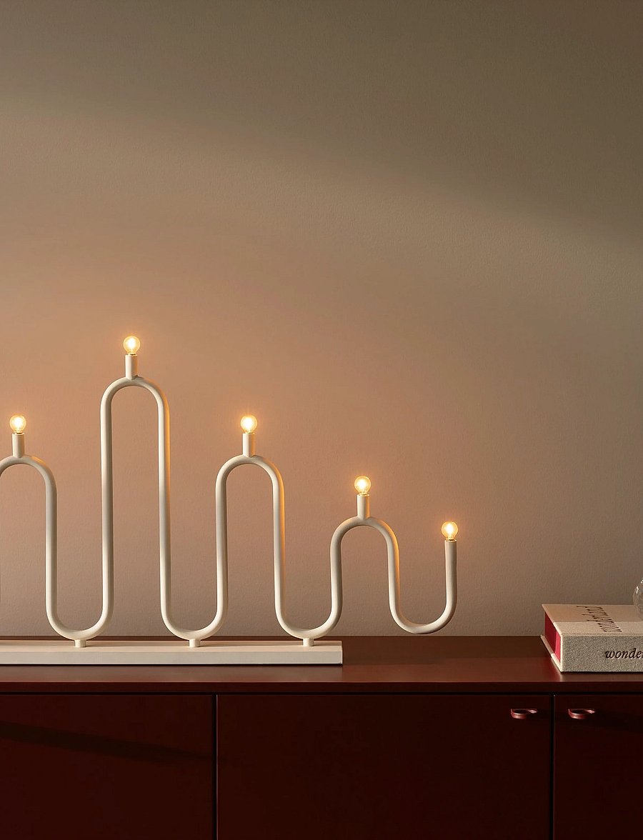 Globen Lighting - Candlestick Noel 7 Ivory - ivory - 3