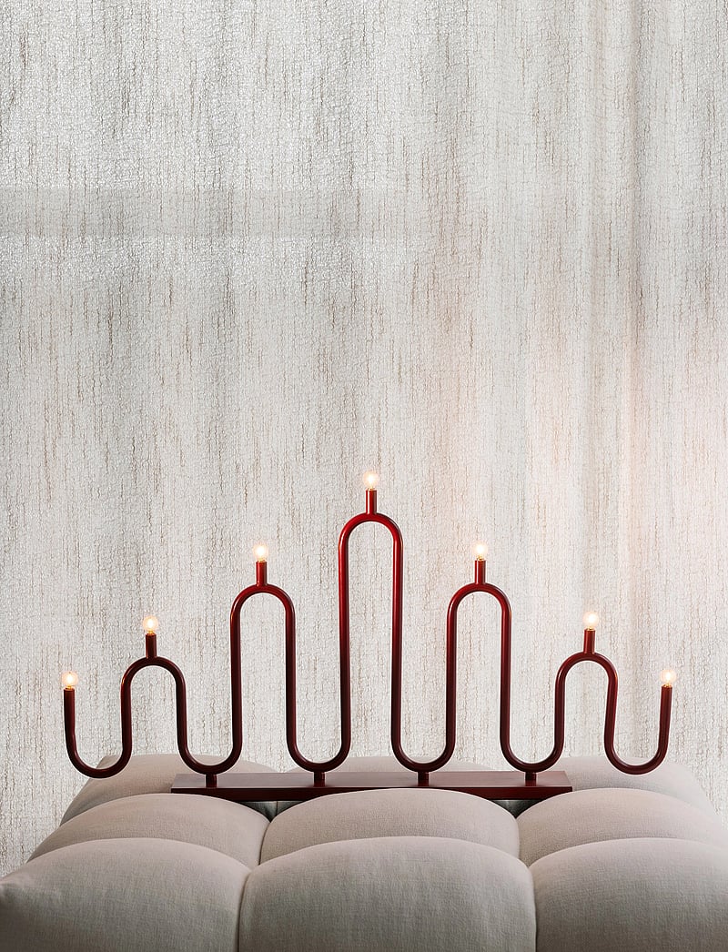 Globen Lighting - Candlestick Noel 7 - adventsleuchter - red - 3