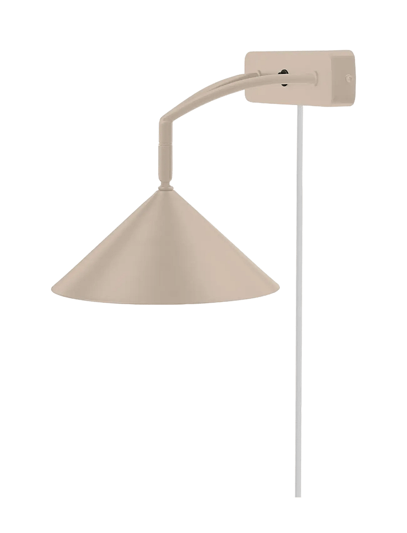 Globen Lighting - Wall Lamp Curve - wandleuchten - beige - 0