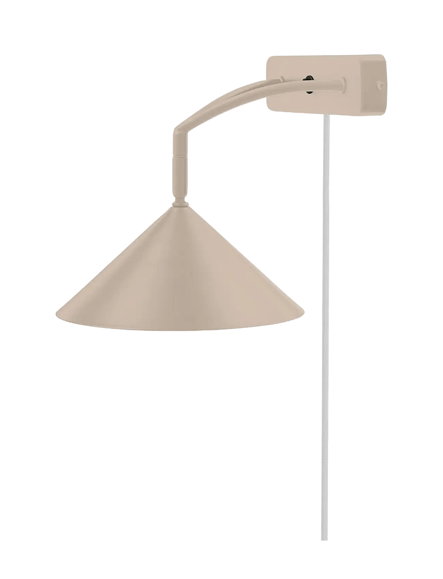 Globen Lighting - Wall Lamp Curve - wandleuchten - beige - 0