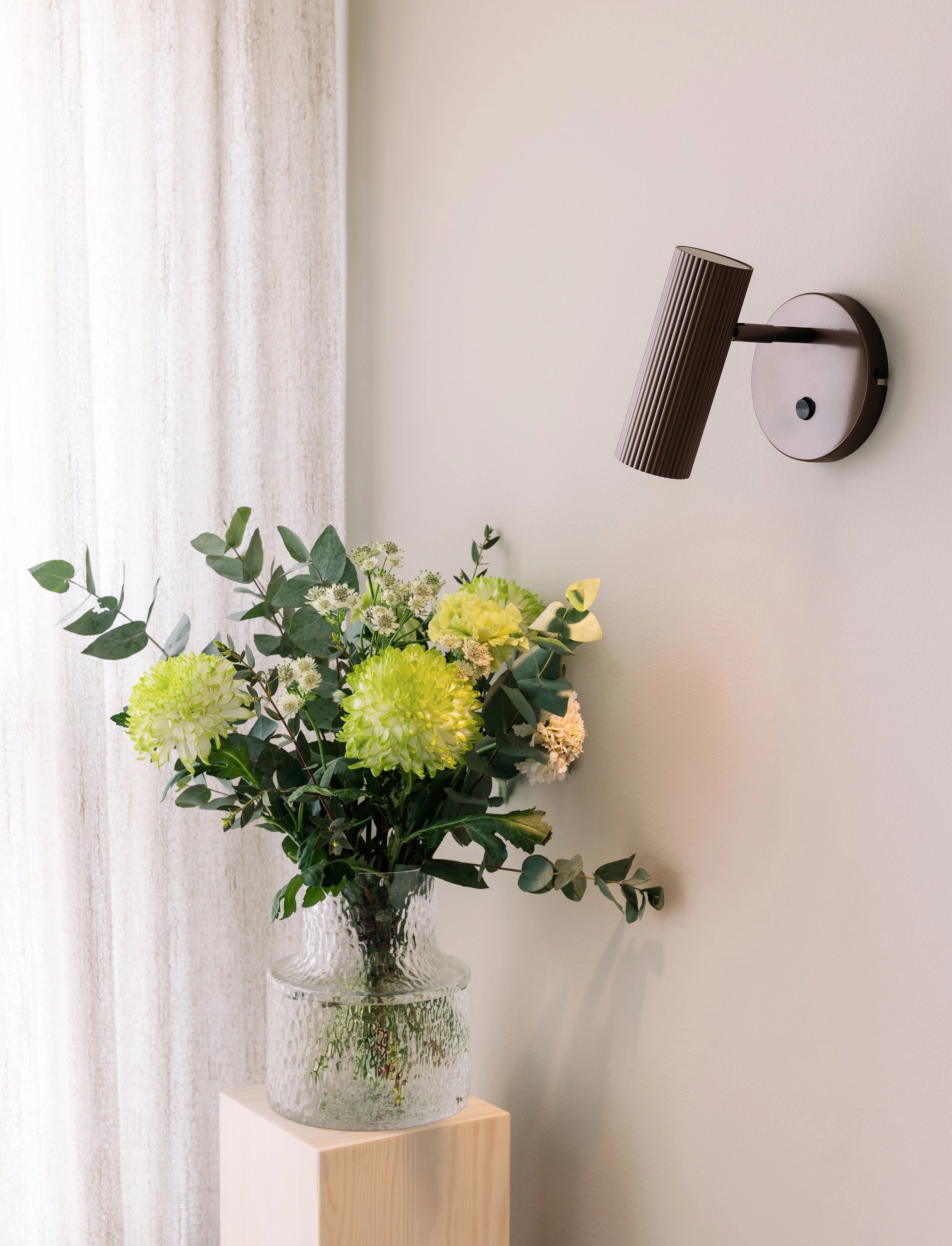 Globen Lighting - Wall lamp Hubble Brushed steel - sieniniai šviestuvai - bronze - 5