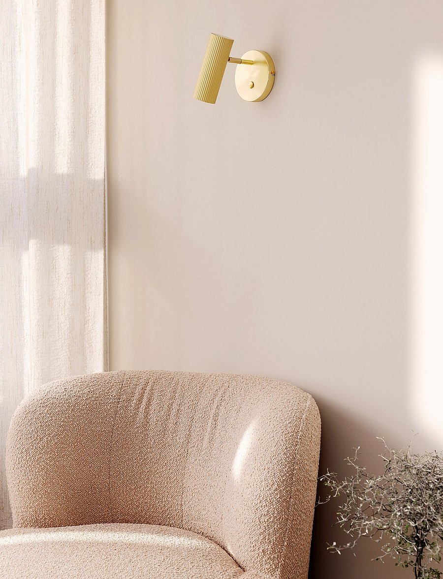 Globen Lighting - Wall Lamp Hubble - wandleuchten - brushed brass - 0
