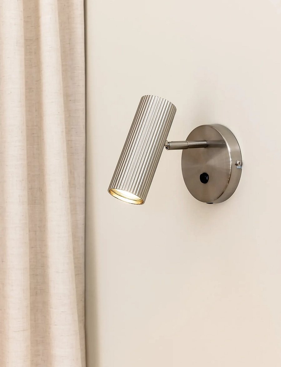 Globen Lighting - Wall Lamp Hubble - wandleuchten - brushed steel - 0