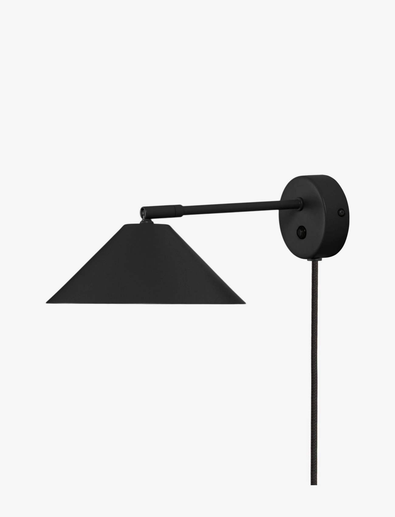 Globen Lighting Væglampe Cannes 20, Væglampe, Sort, Str: Ø 20 cm x 20