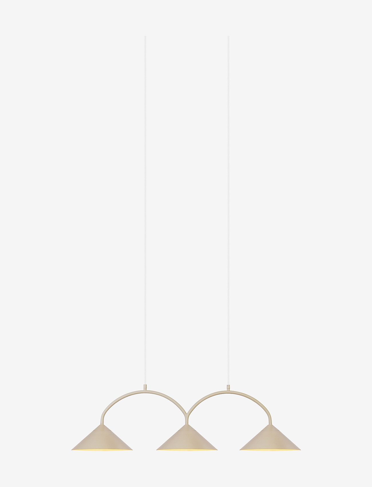 Globen Lighting - Pendant Curve 3 - pendant lamps - beige - 0