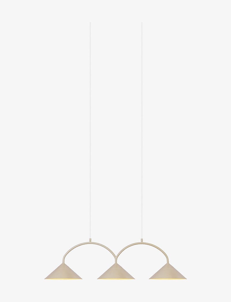 Globen Lighting - Pendant Curve 3 - pendellampen - beige - 0