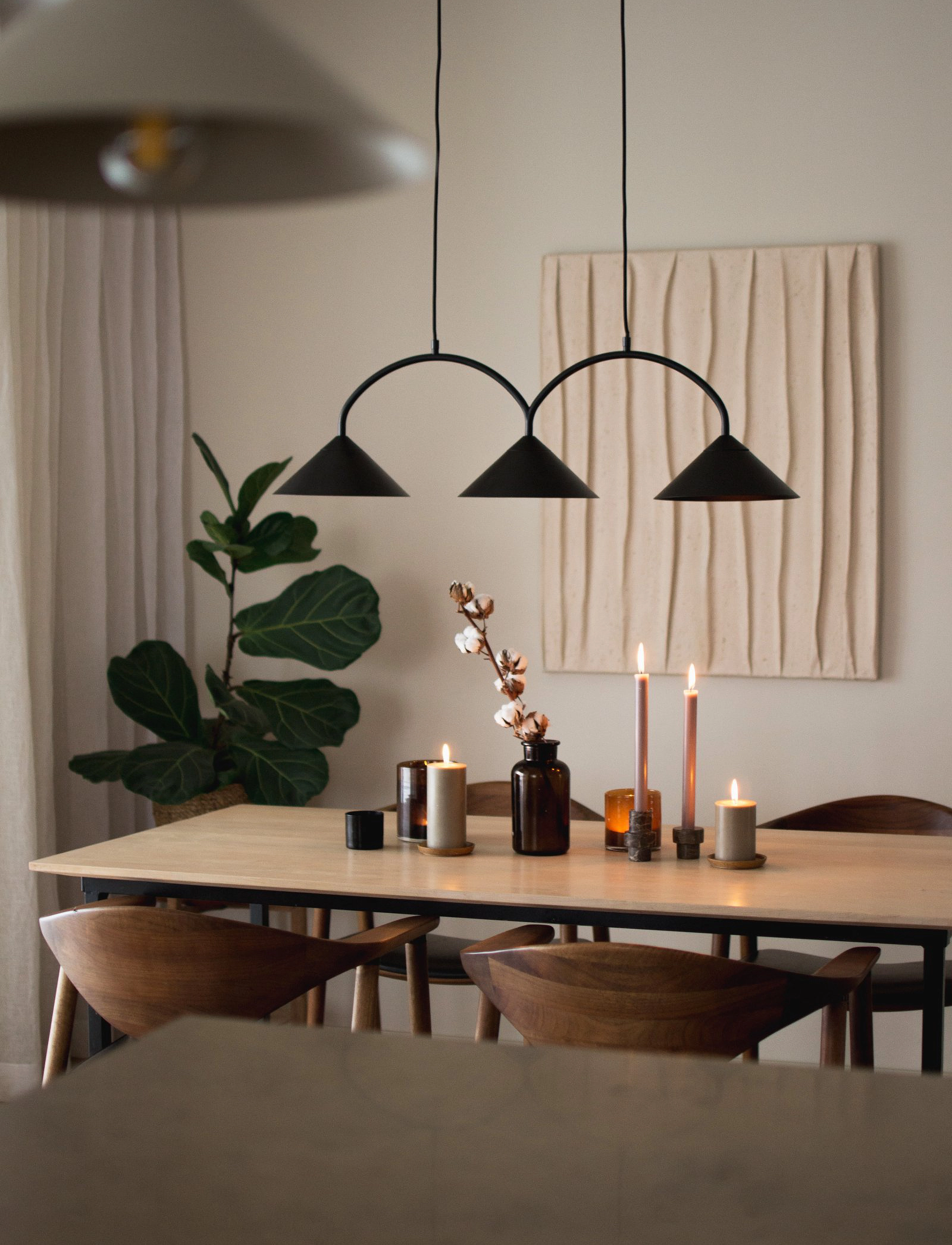 Globen Lighting - Pendel Curve 3 - pendellampor - black - 3