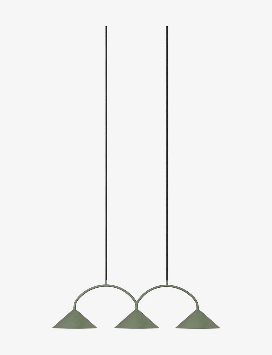 Globen Lighting - Pendant Curve 3 - pendellampen - green - 1