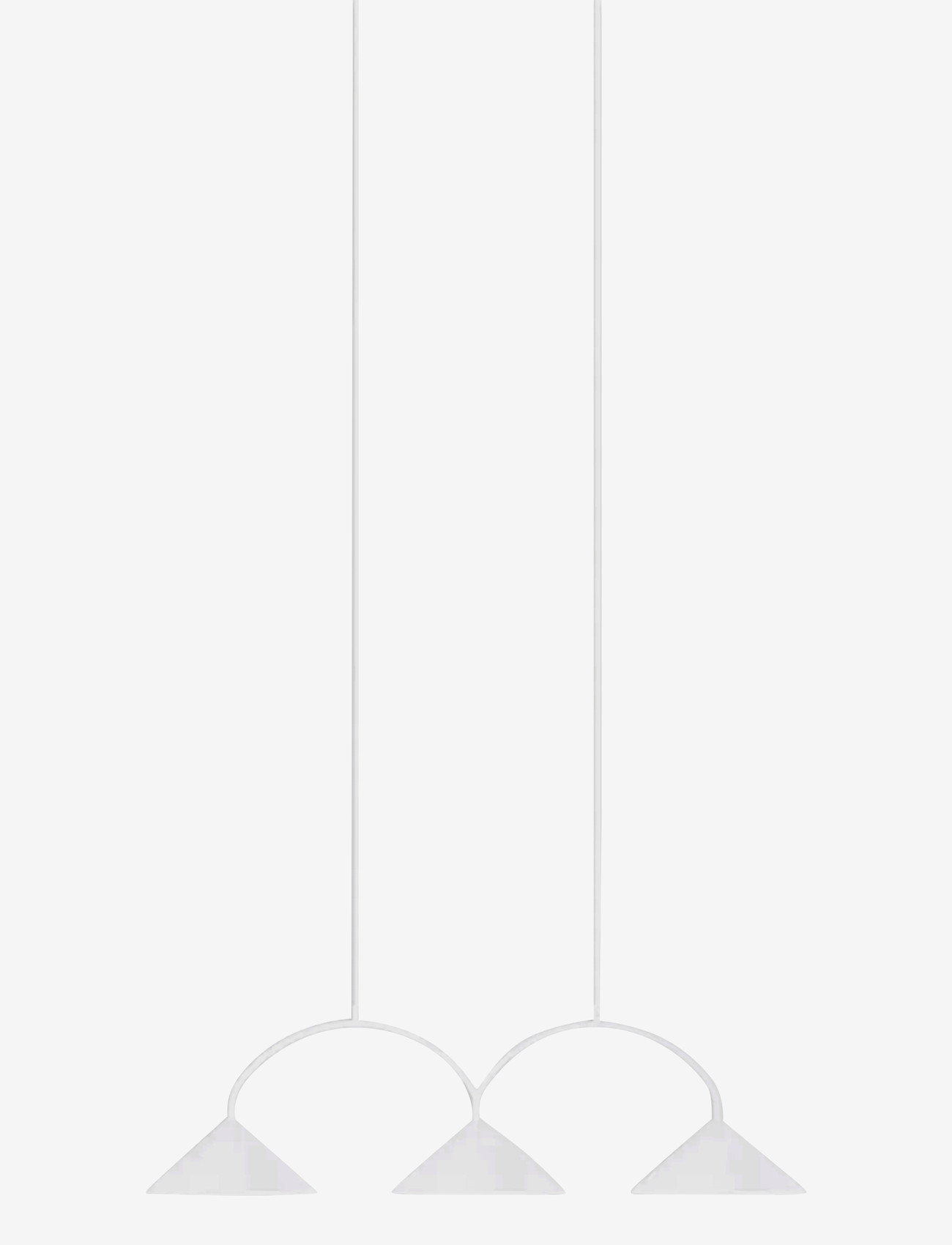 Globen Lighting - Pendant Curve 3 - pendellampen - white - 1