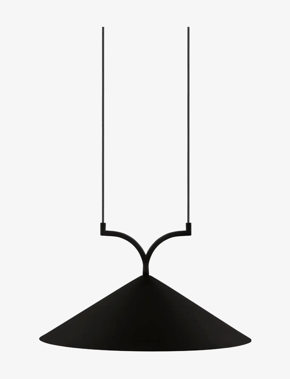 Globen Lighting - Pendant Curve 50 - pendellampen - black - 0