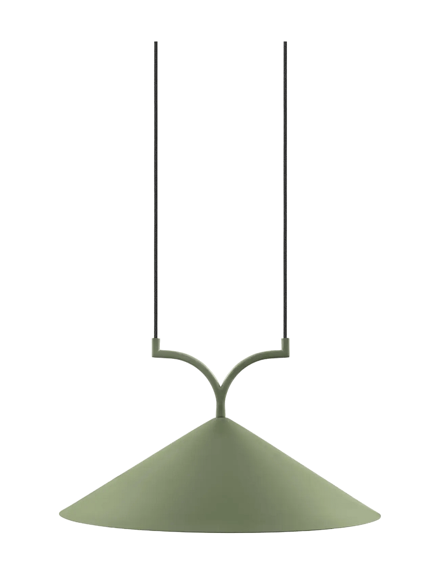 Globen Lighting - Pendant Curve 50 - pendellampen - green - 1