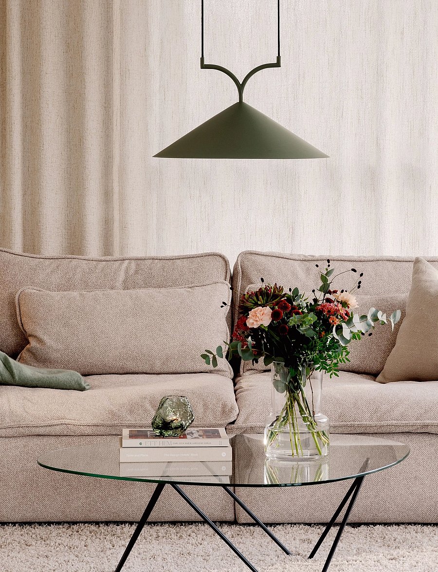 Globen Lighting - Pendant Curve 50 - pendellampen - green - 3