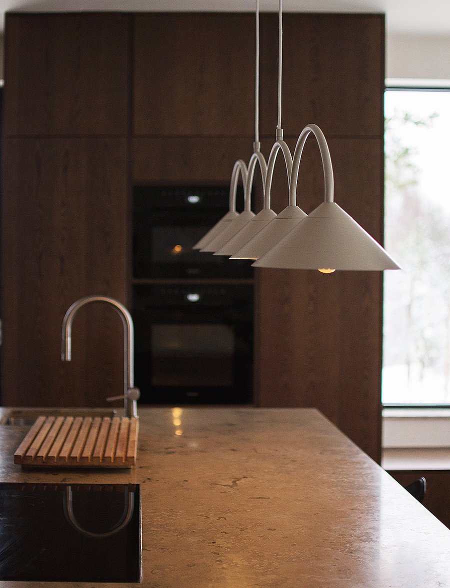 Globen Lighting - Pendant Curve 5 - pendellampen - beige - 3
