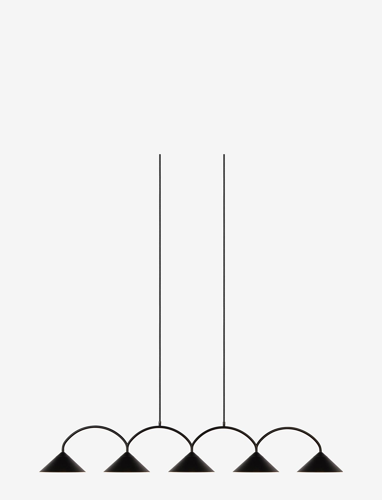 Globen Lighting - Pendel Curve 5 - pendellampor - black - 0