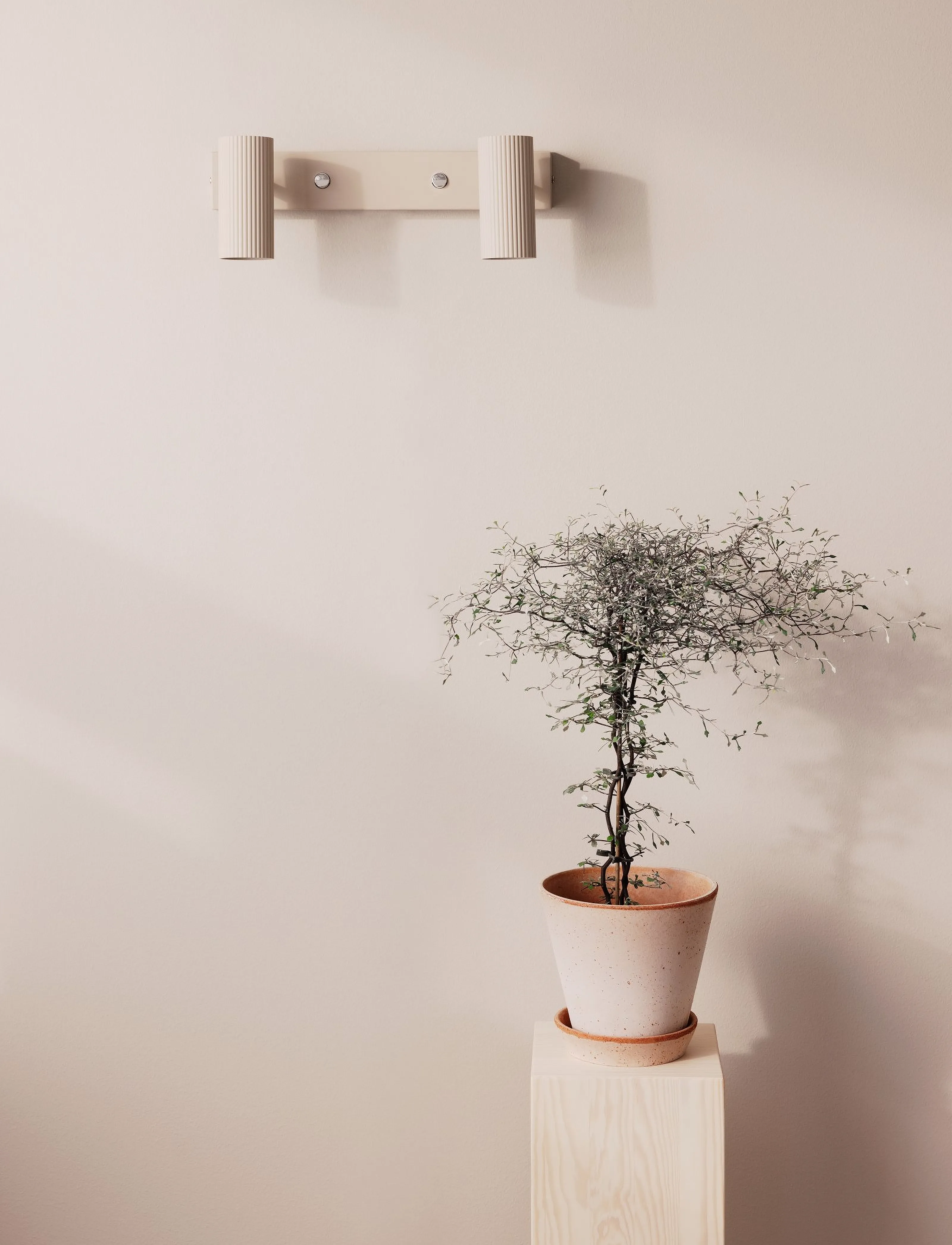 Globen Lighting Væglampe Hubble 2, One Size, Lamps, Beige - Wall Homeware