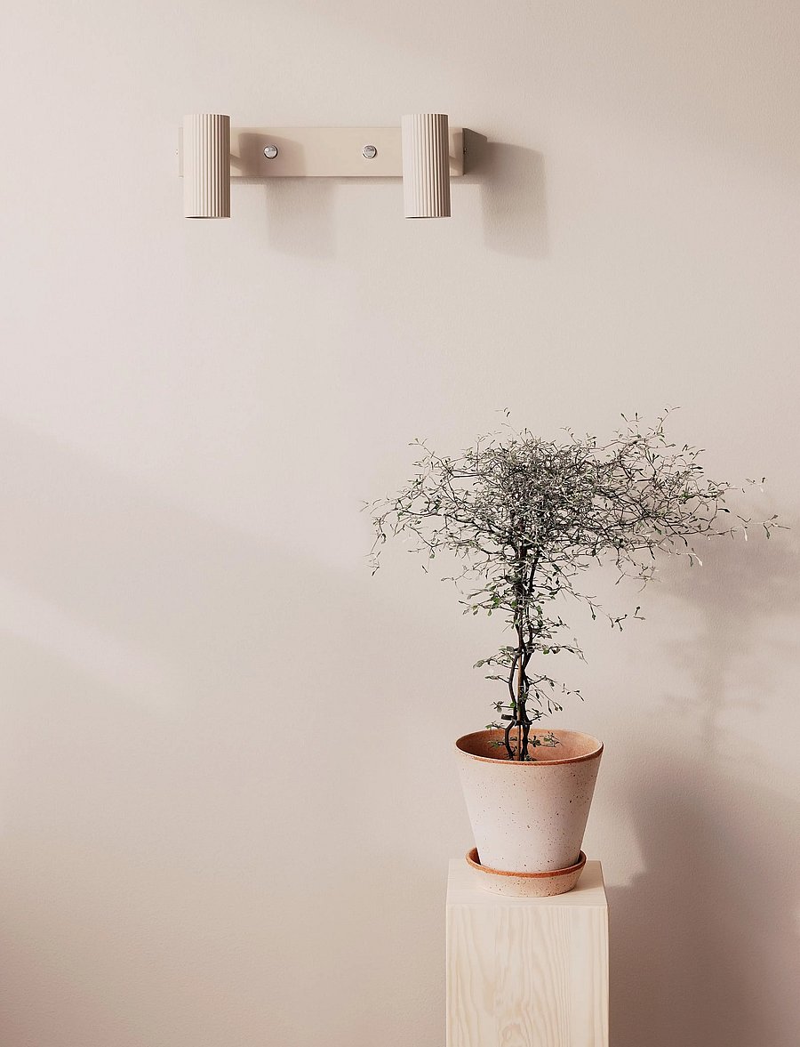 Globen Lighting - Wall Lamp Hubble 2 - wandleuchten - beige - 0