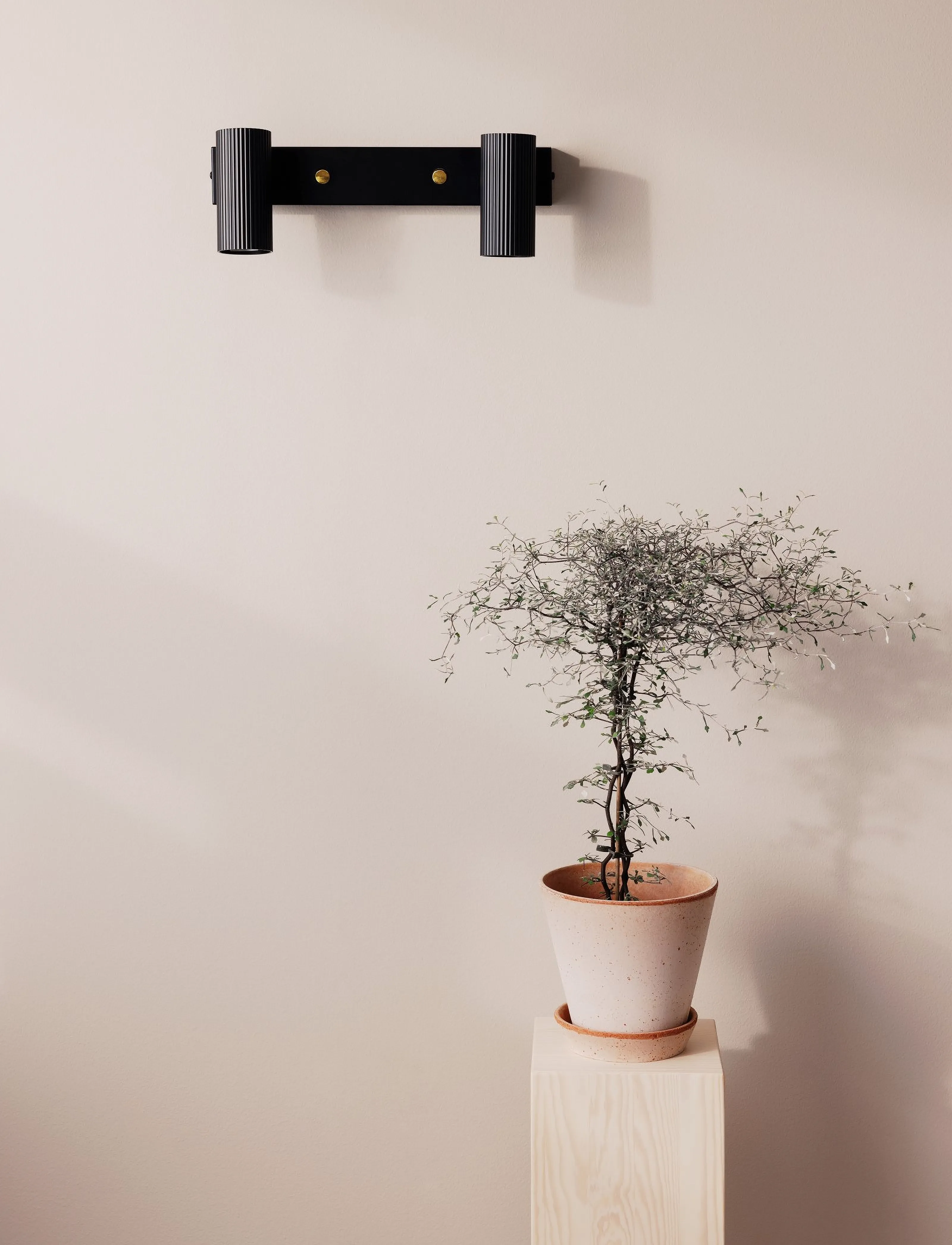 Globen Lighting Væglampe Hubble 2, One Size, Black, Lamper > Væglamper, Unisex