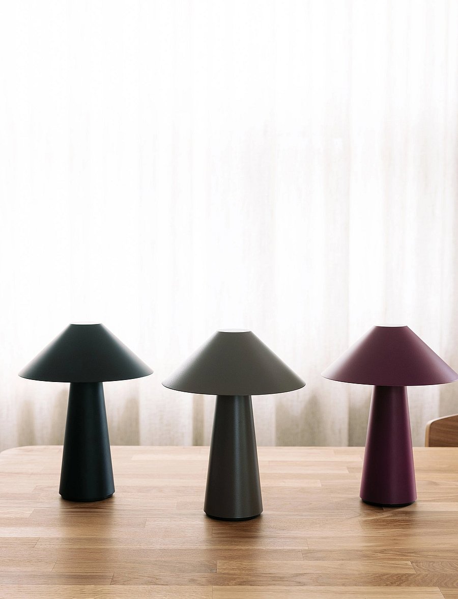 Globen Lighting - Portable Table Lamp Cannes IP44 Mud - nach preis einkaufen - burgundy - 3