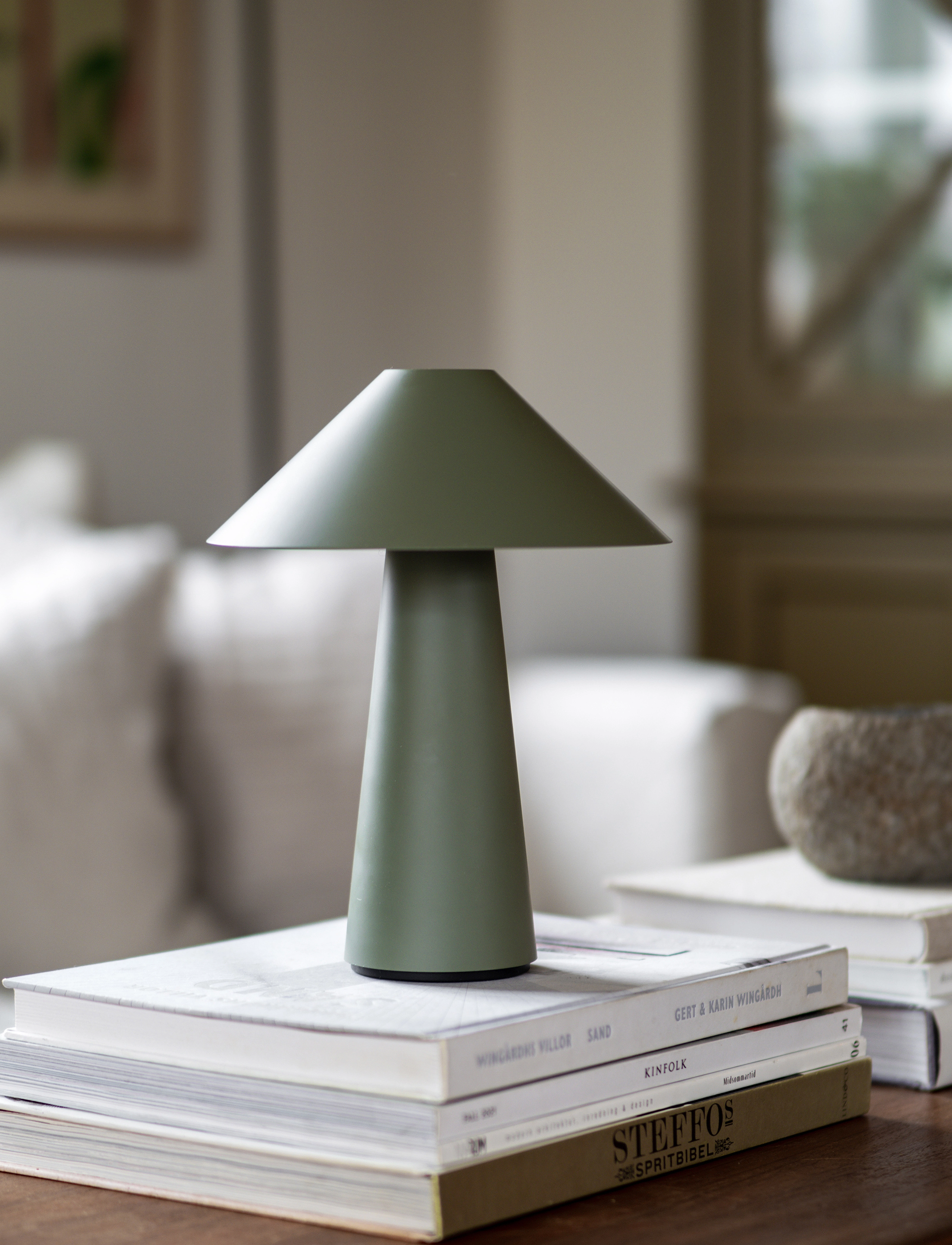 Globen Lighting - Portable Table Lamp Cannes IP44 Mud - vinduslamper - green - 4