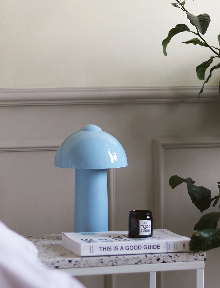Globen Lighting - Portable Table Lamp Buddy IP44 Blush - mobile lampen - blue - 0