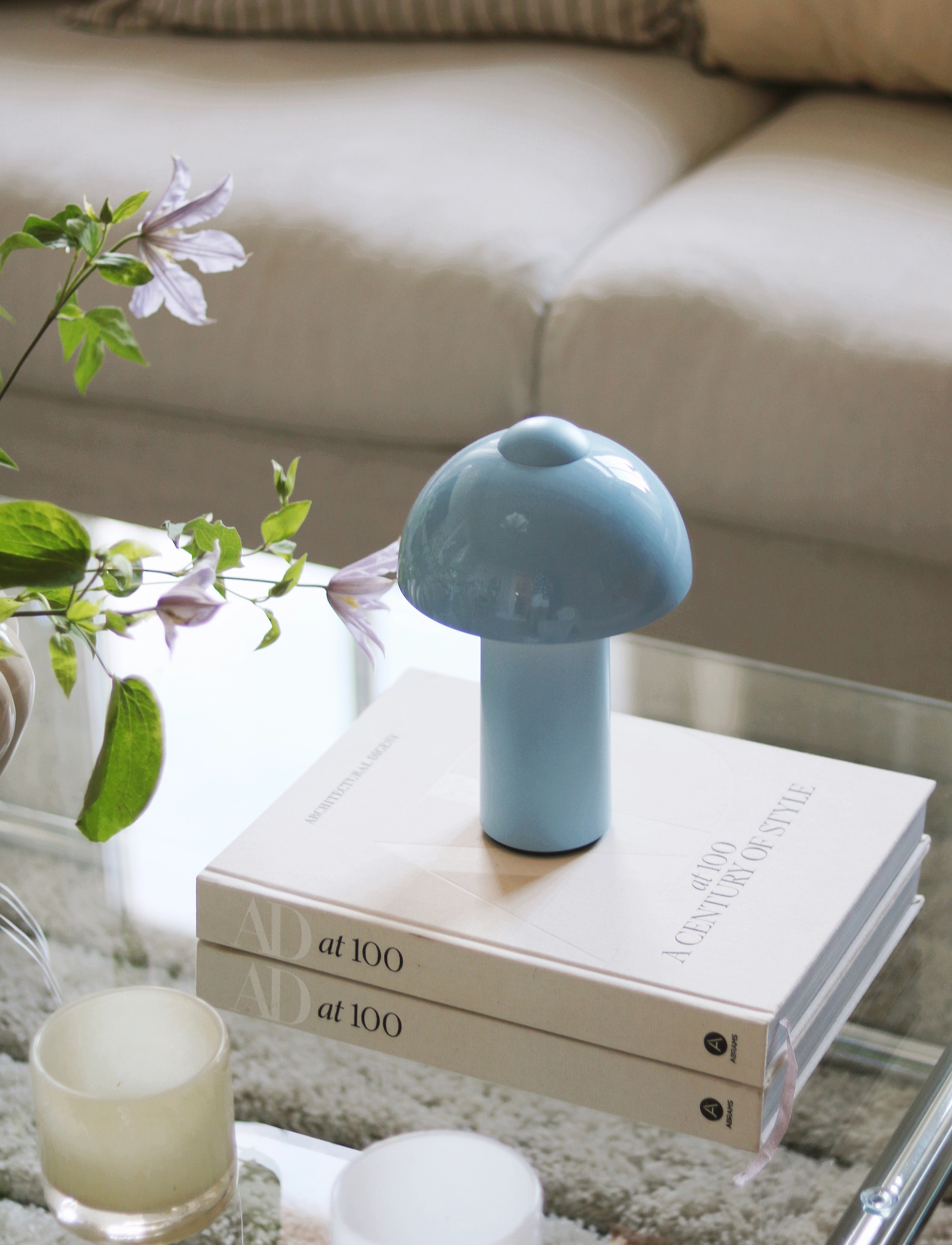Globen Lighting - Portable Table Lamp Buddy IP44 Blush - fönsterlampor - blue - 3