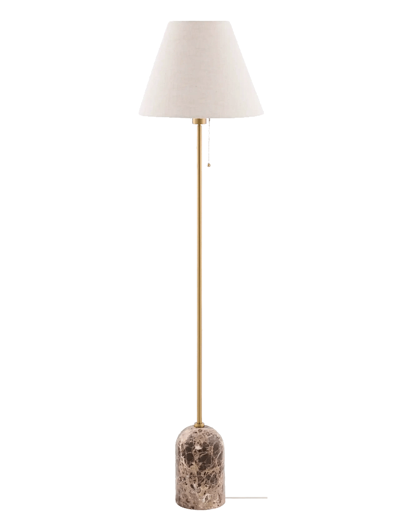 Globen Lighting - Floor lamp Gino Brown marble - põrandalambid - brown marble - 1