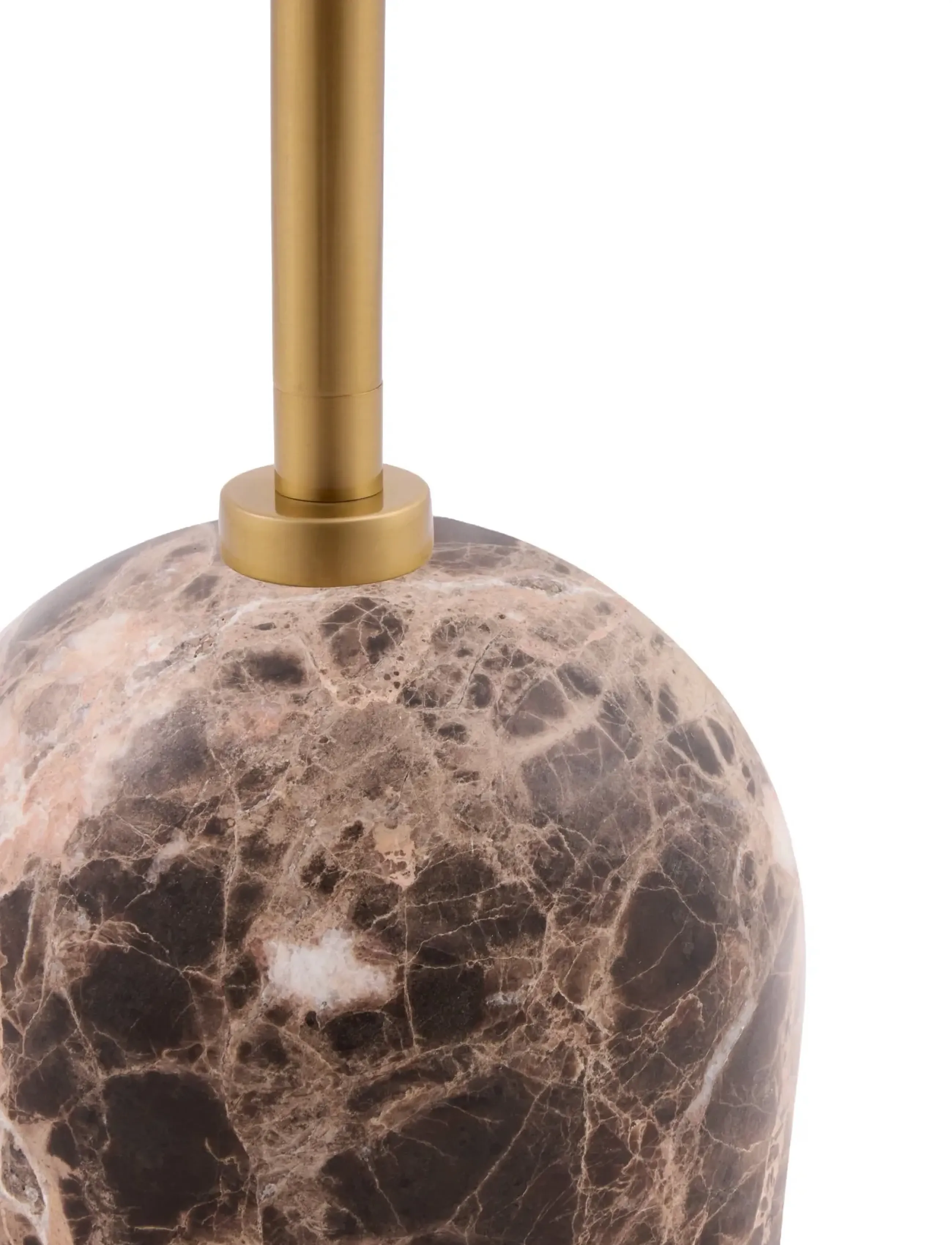 Globen Lighting - Floor lamp Gino Brown marble - golvlampor - brown marble - 4