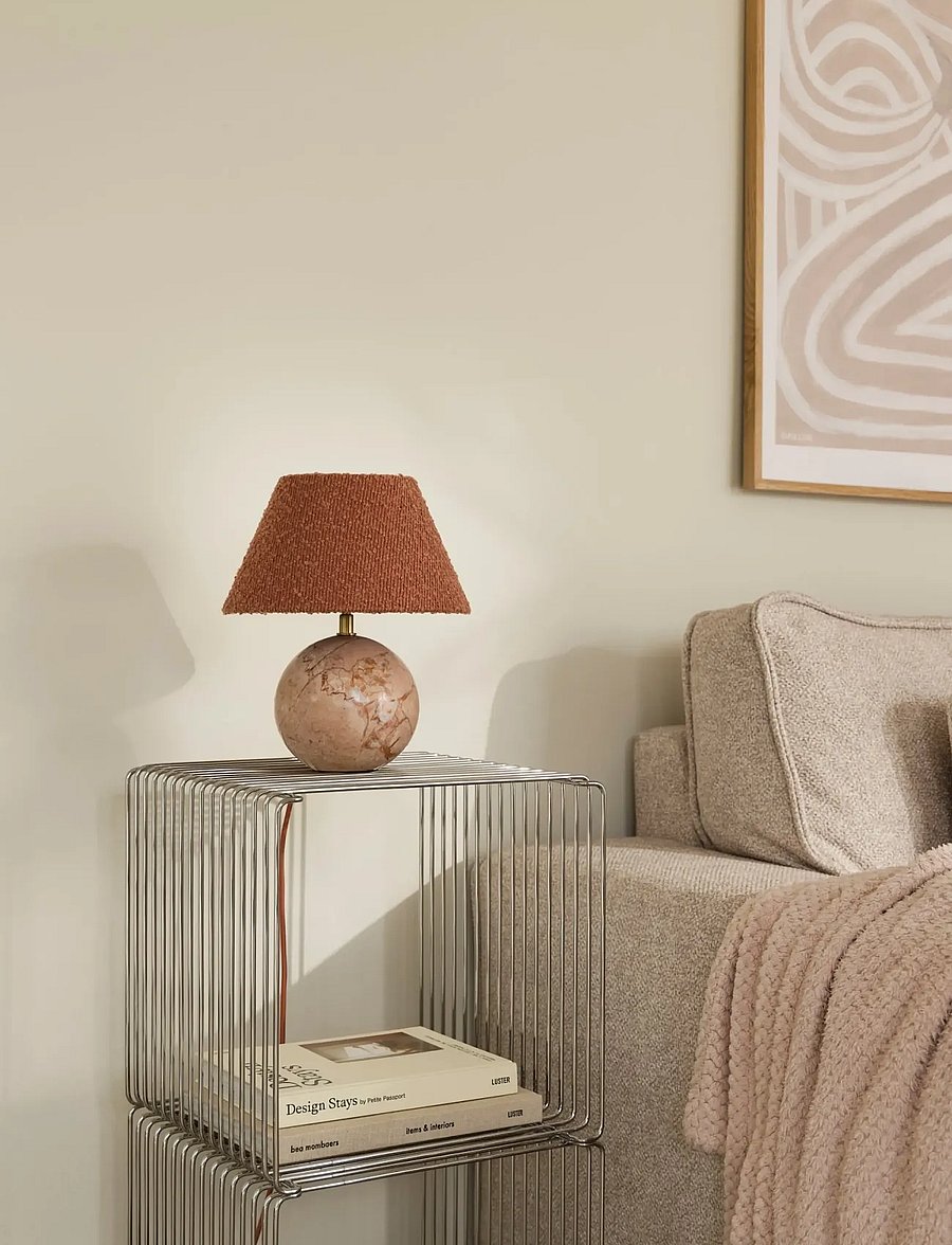 Globen Lighting - Table lamp Castello 24 Dusty pink marble - schreibtisch- & tischlampen - dusty pink marble - 2