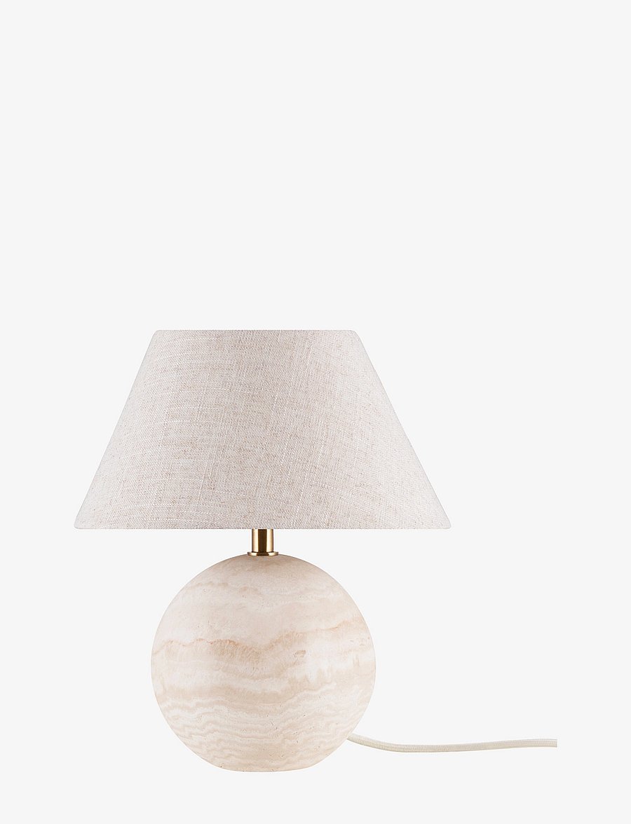 Globen Lighting - Table Lamp Castello 24 Brown - schreibtisch- & tischlampen - beige - 0