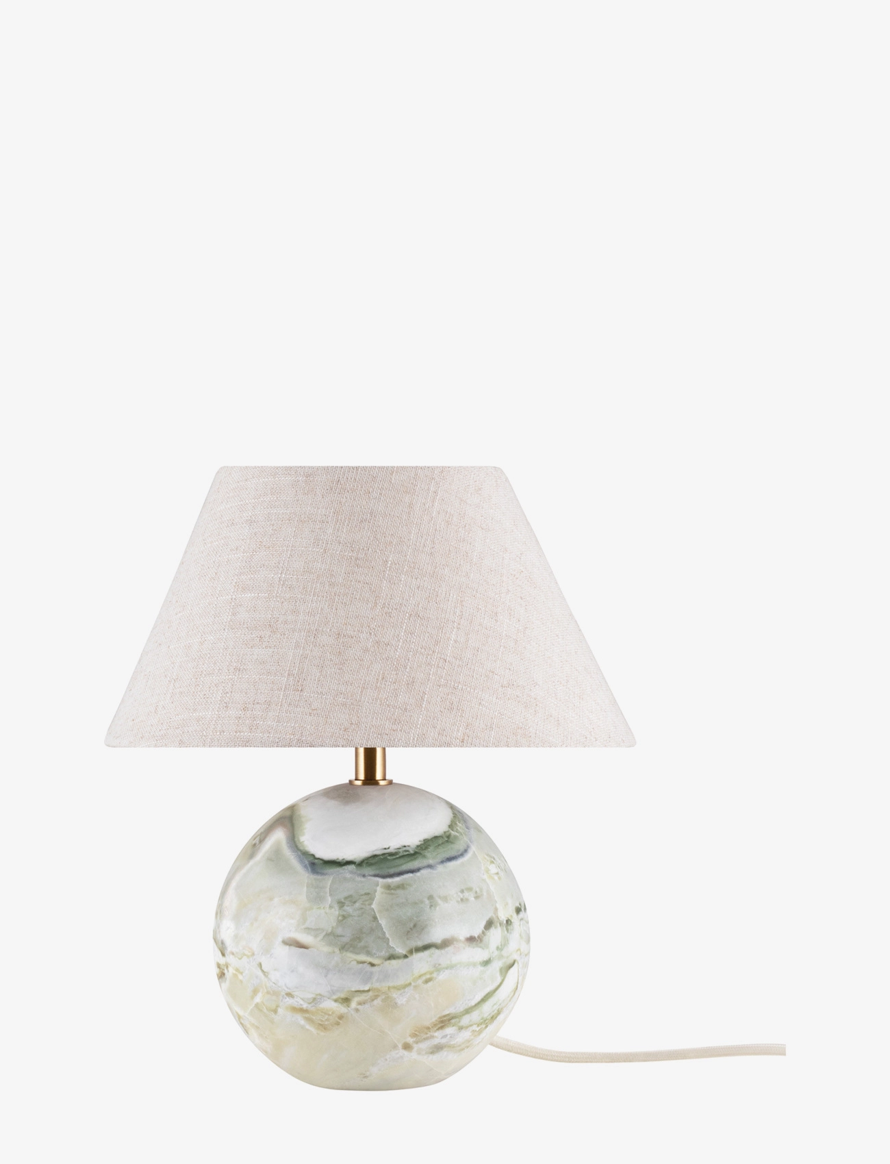 Globen Lighting Table Lamp Castello 24 Brown, Bordlampe, Grøn, Str: H28CM