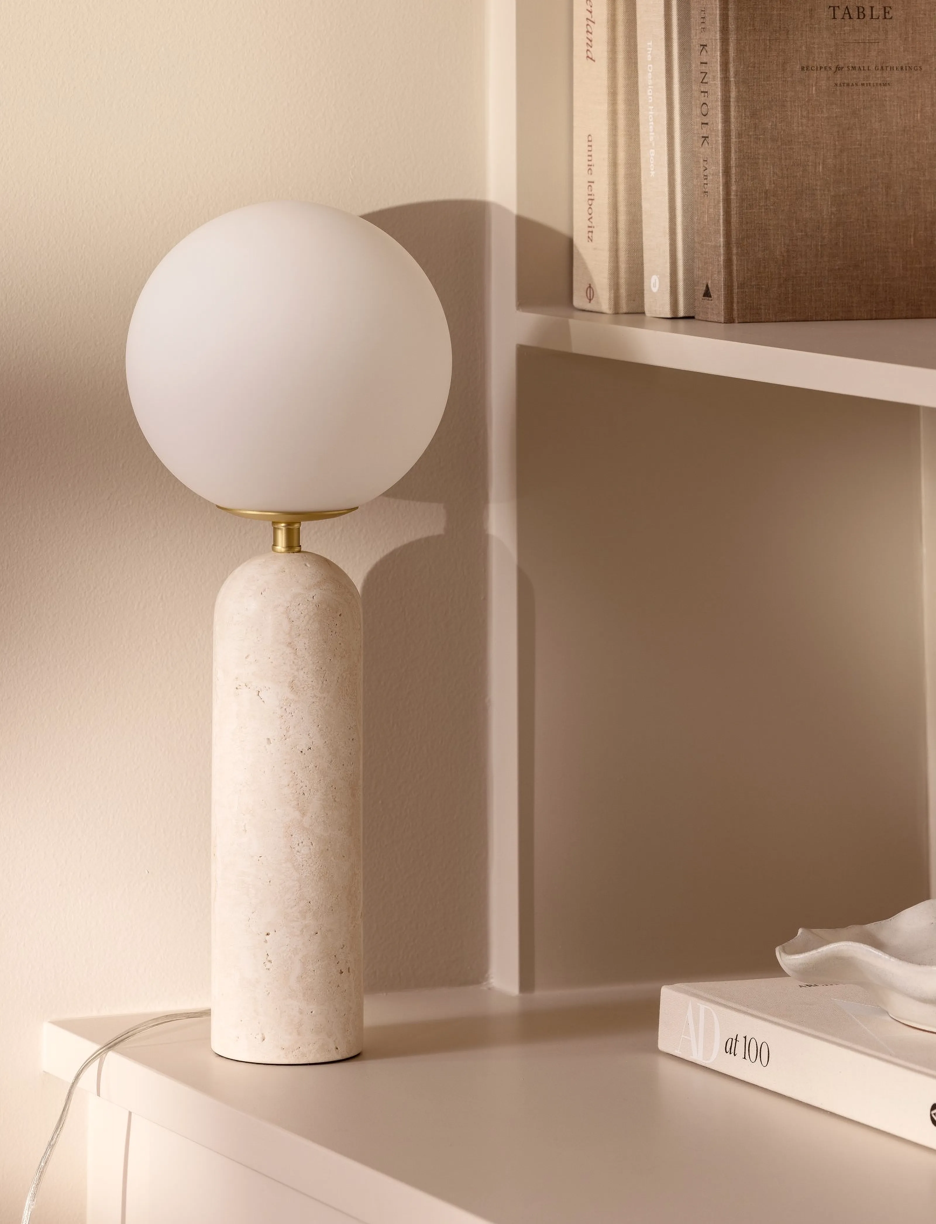 Globen Lighting Bordlampe Torrano, One Size, Beige, Lamper > Bordlamper, Unisex