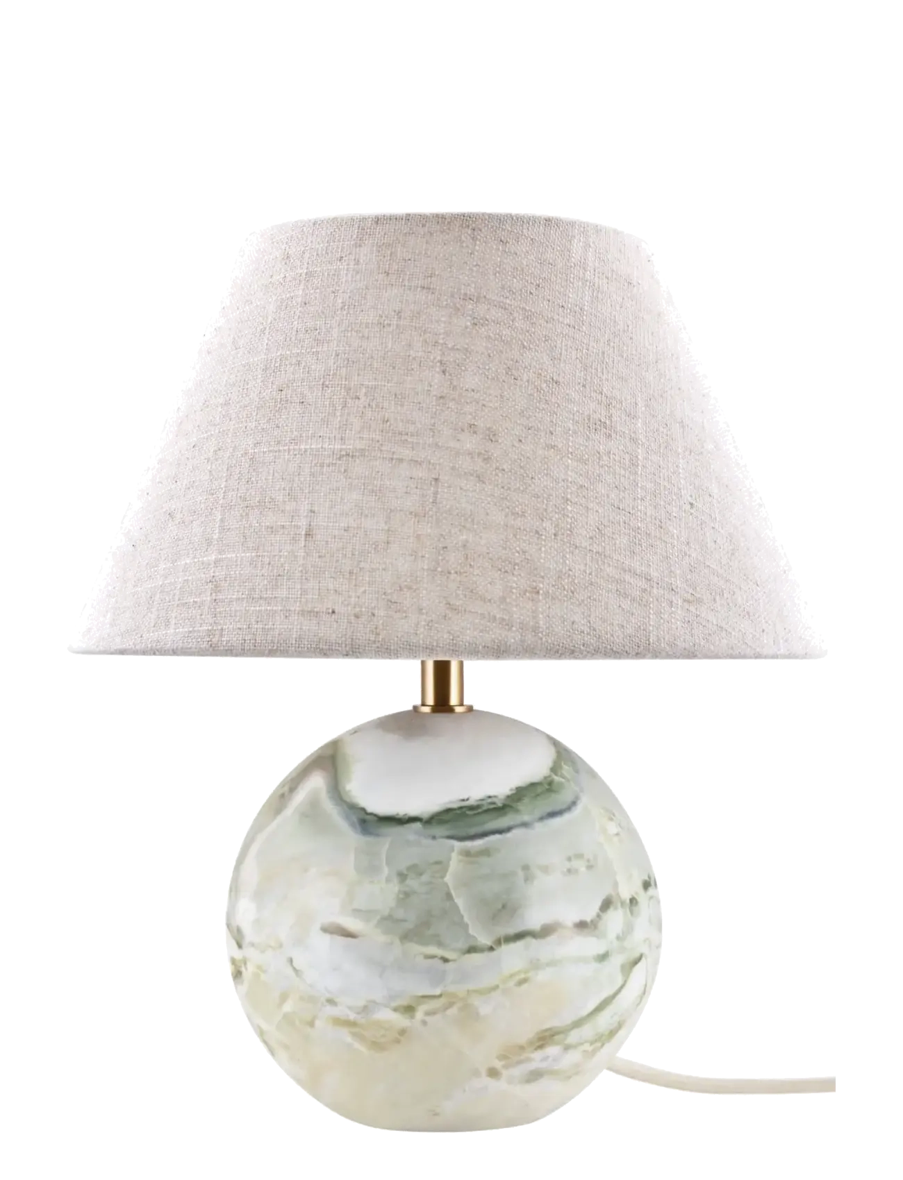 Globen Lighting Table Lamp Castello 35 Light Green Marble, Bordlampe, Grøn, Str: 35X35X38CM