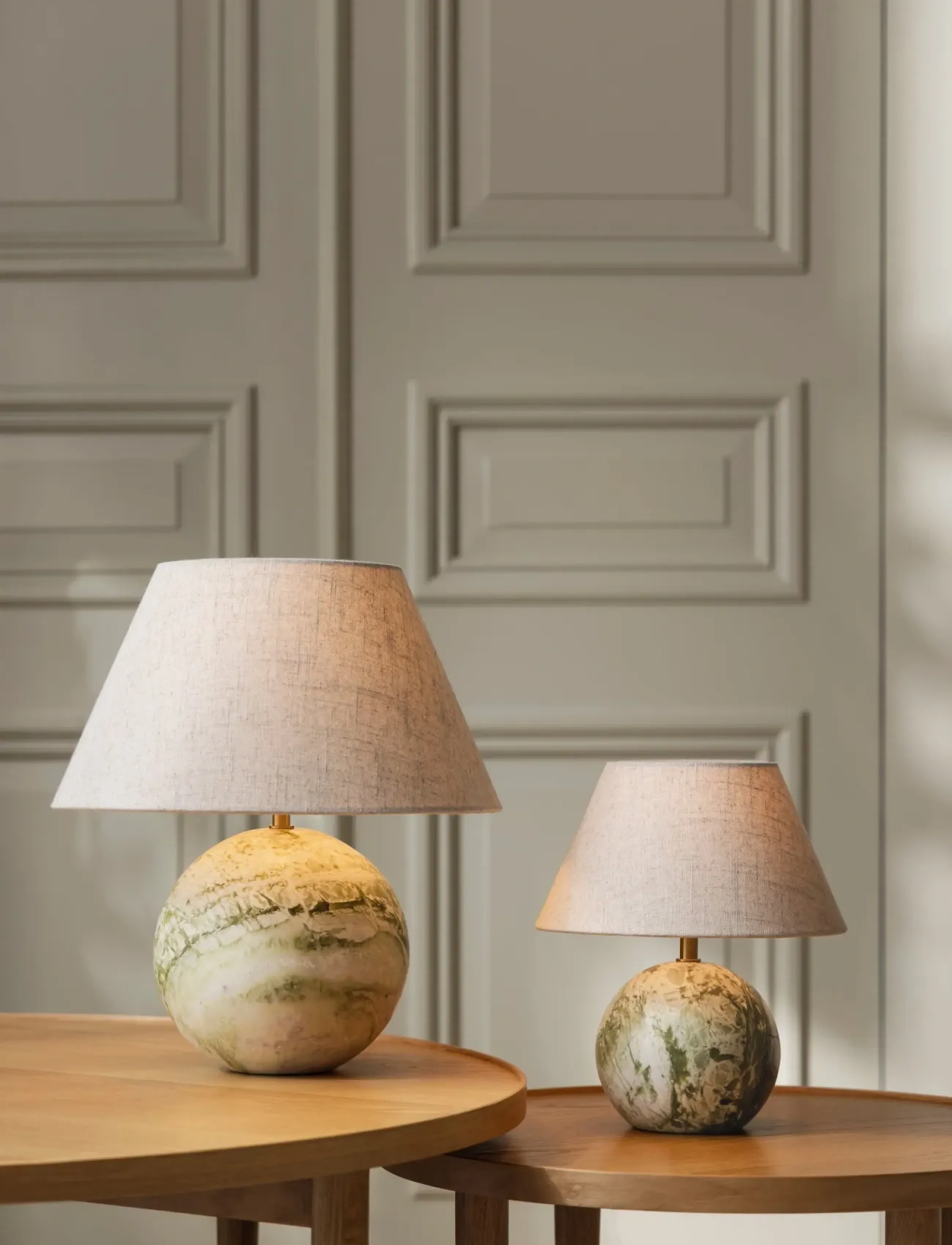 Globen Lighting - Table lamp Castello 35 Light green marble - bordlamper - light green marble - 3
