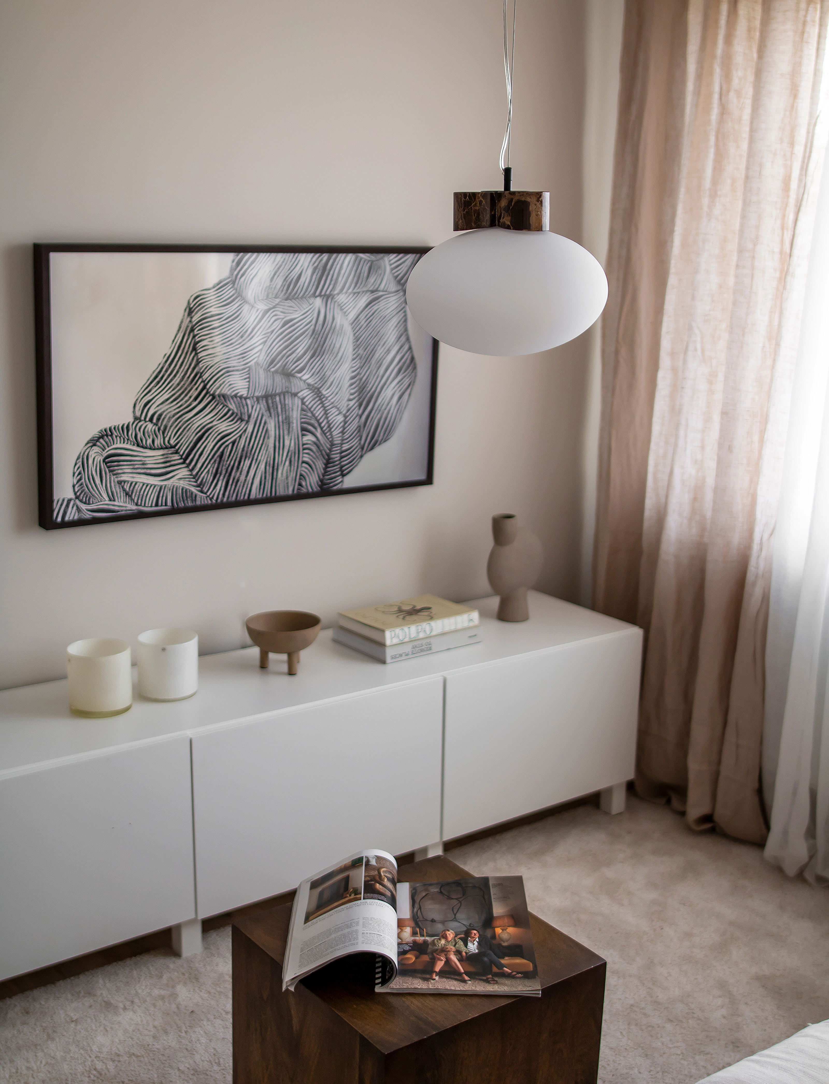 Globen Lighting Pendellampe Mammut 30, One Size, Ceiling Lamps, Braun - Pendant Homeware