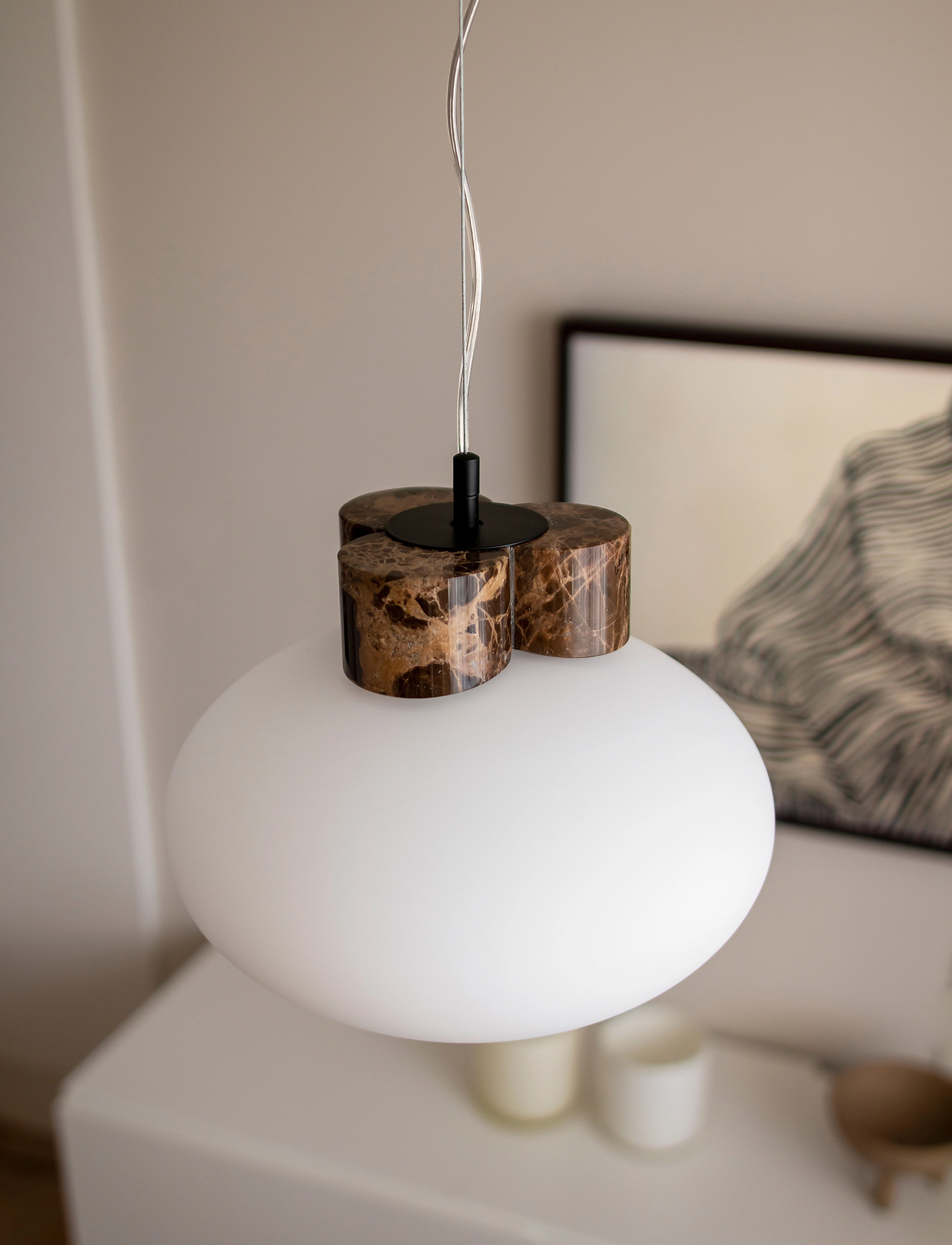 Globen Lighting - Pendant Mammut 30 - pendellampen - brown - 3
