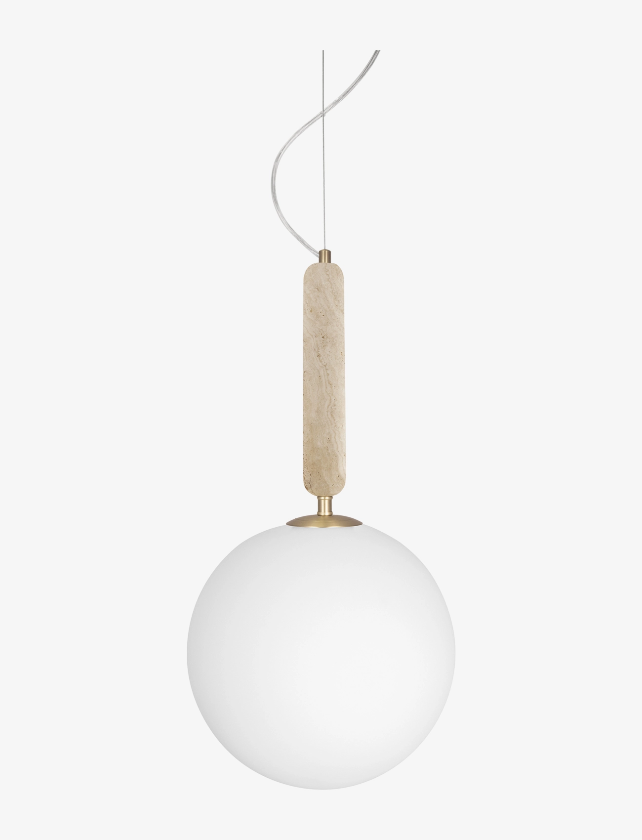 Globen Lighting Pendellampe Torrano 30, Pendellampe, Beige, Str: Ø 30 CM