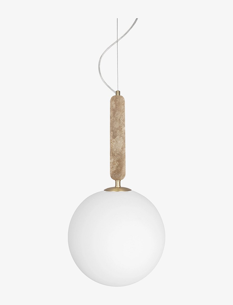 Globen Lighting - Pendant Torrano 30 - rippvalgustid - beige - 2