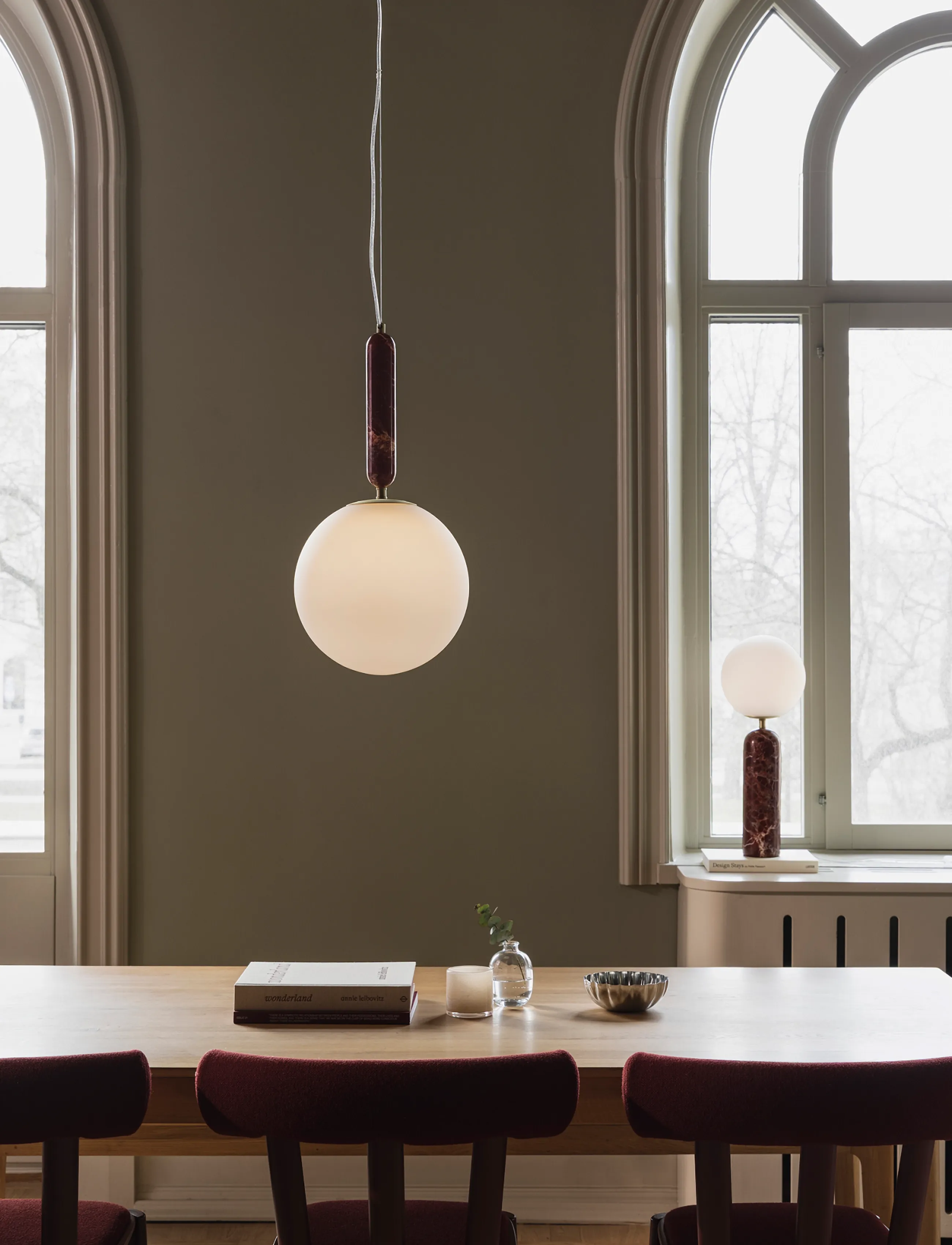 Globen Lighting Pendant Torrano 30 Rosso Levanto,,,Burgunderrot Gr.H60