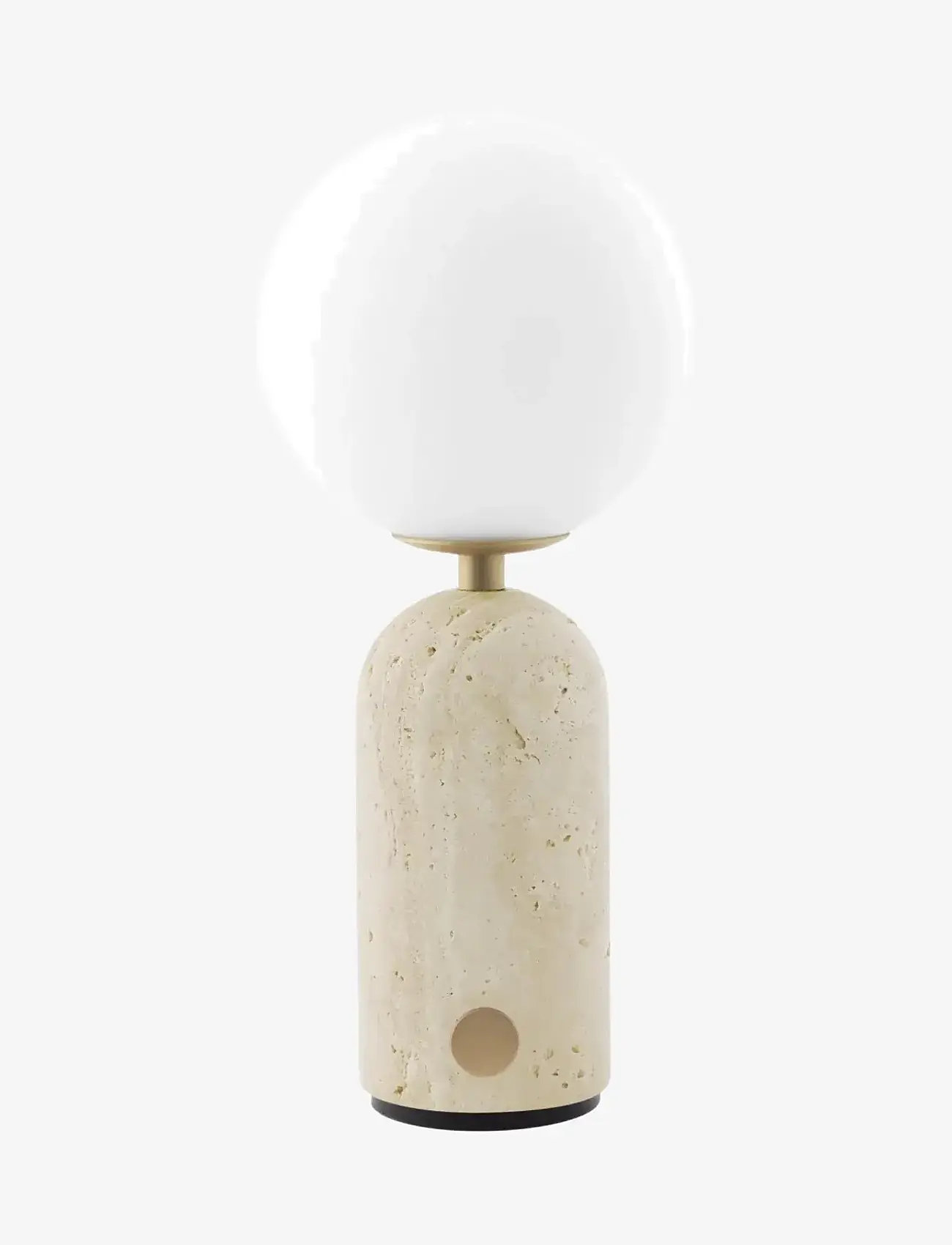 Globen Lighting - Portable table lamp Torrano Beige travertine - mobile lampen - beige travertine - 1