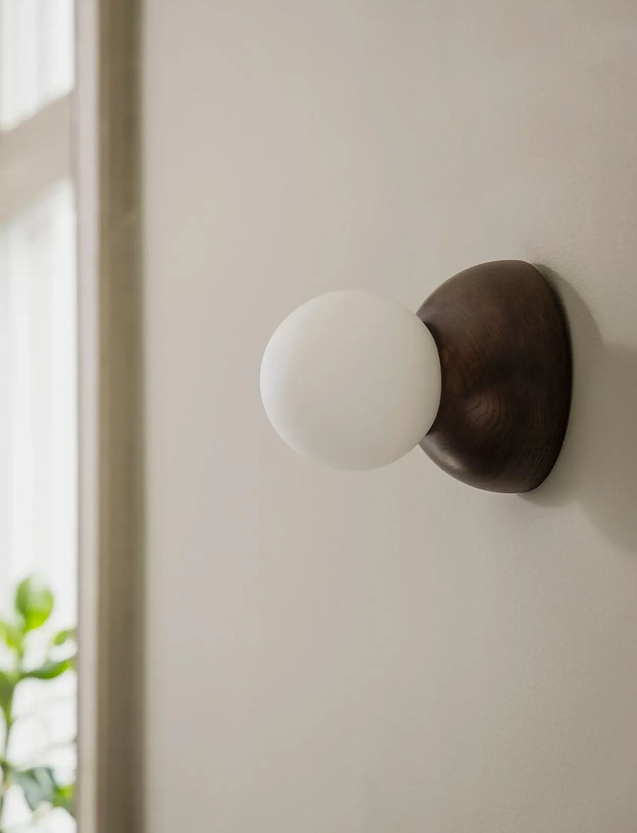 Globen Lighting - Wall lamp/ceiling lamp Torrano 13 IP44 Brown stained oak - wandleuchten - brown stained oak - 0