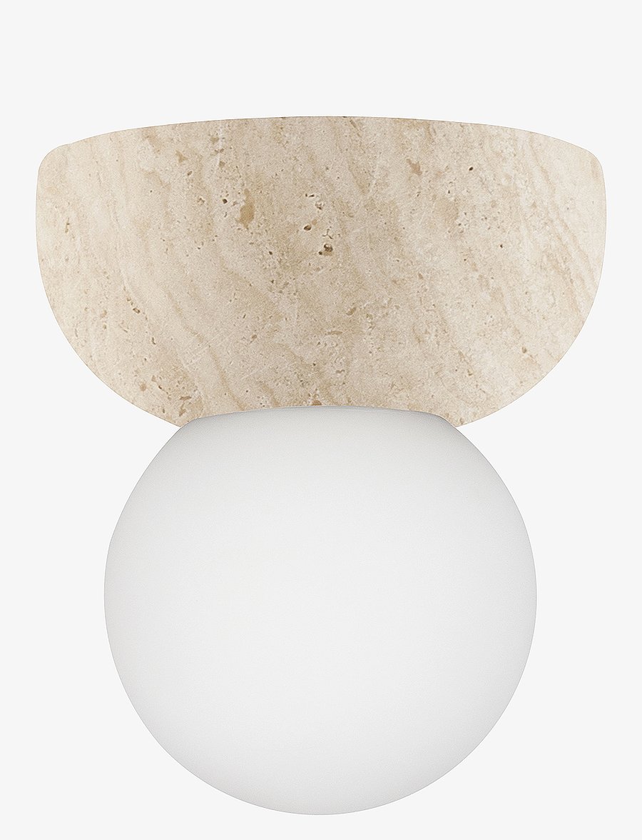 Globen Lighting - Wall lamp/ceiling lamp Torrano 13 IP44 Dark green marble - wandleuchten - beige - 3