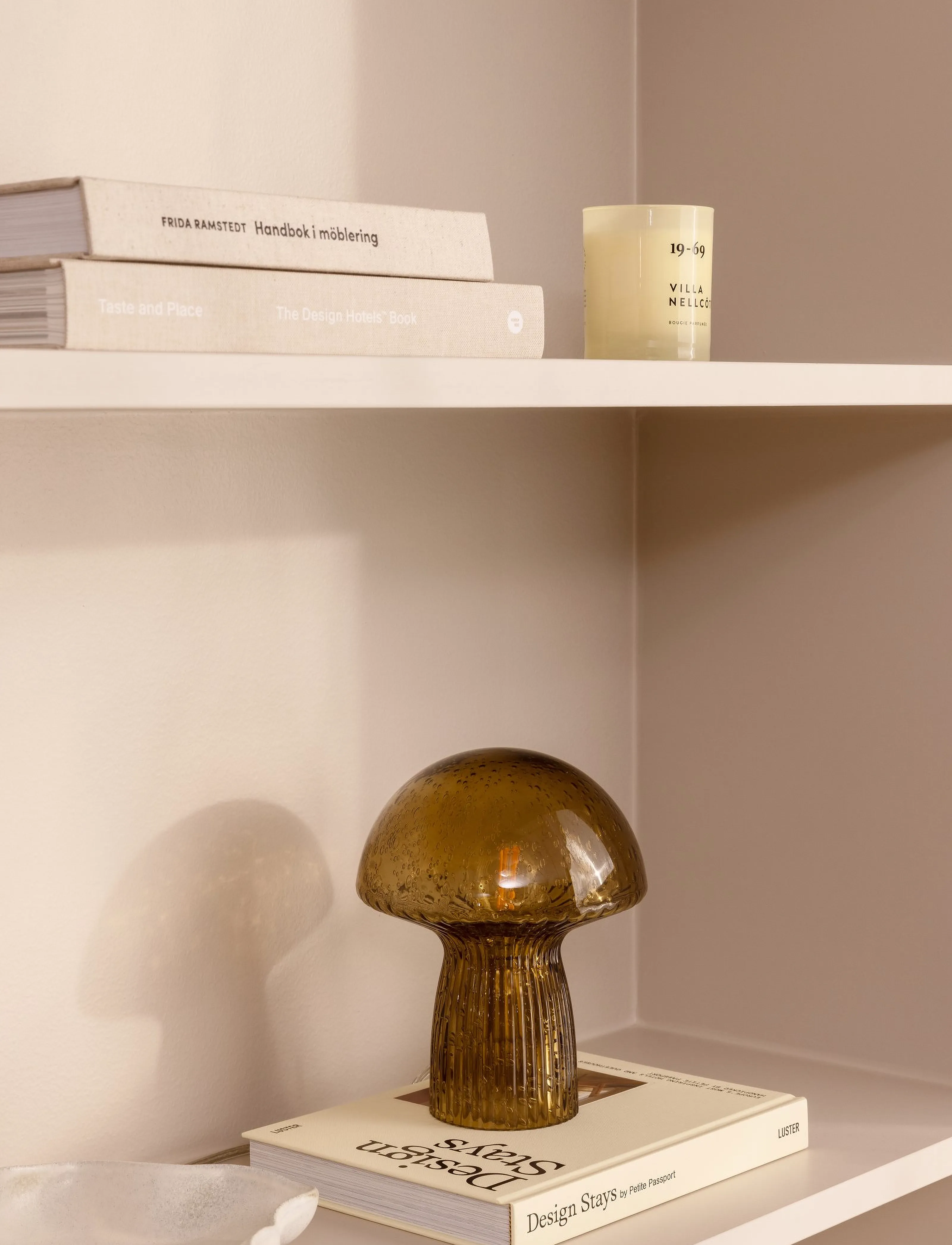 Globen Lighting Bordlampe Fungo 16 Special Edition, 20X16 cm, Brown, Lamper > Bordlamper, Unisex