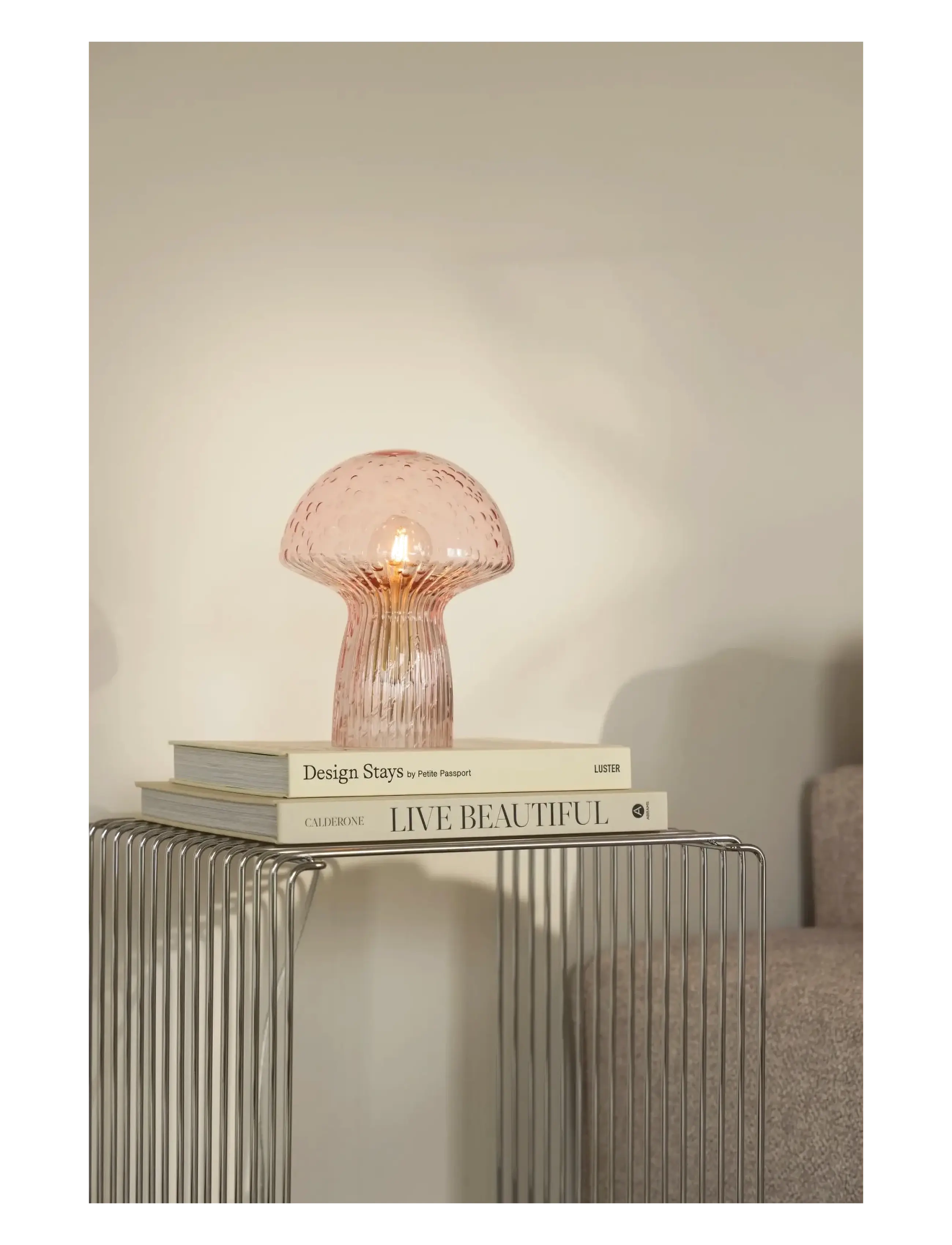 Globen Lighting - Table Lamp Fungo 16 Special Edition - schreibtisch- & tischlampen - pink - 3