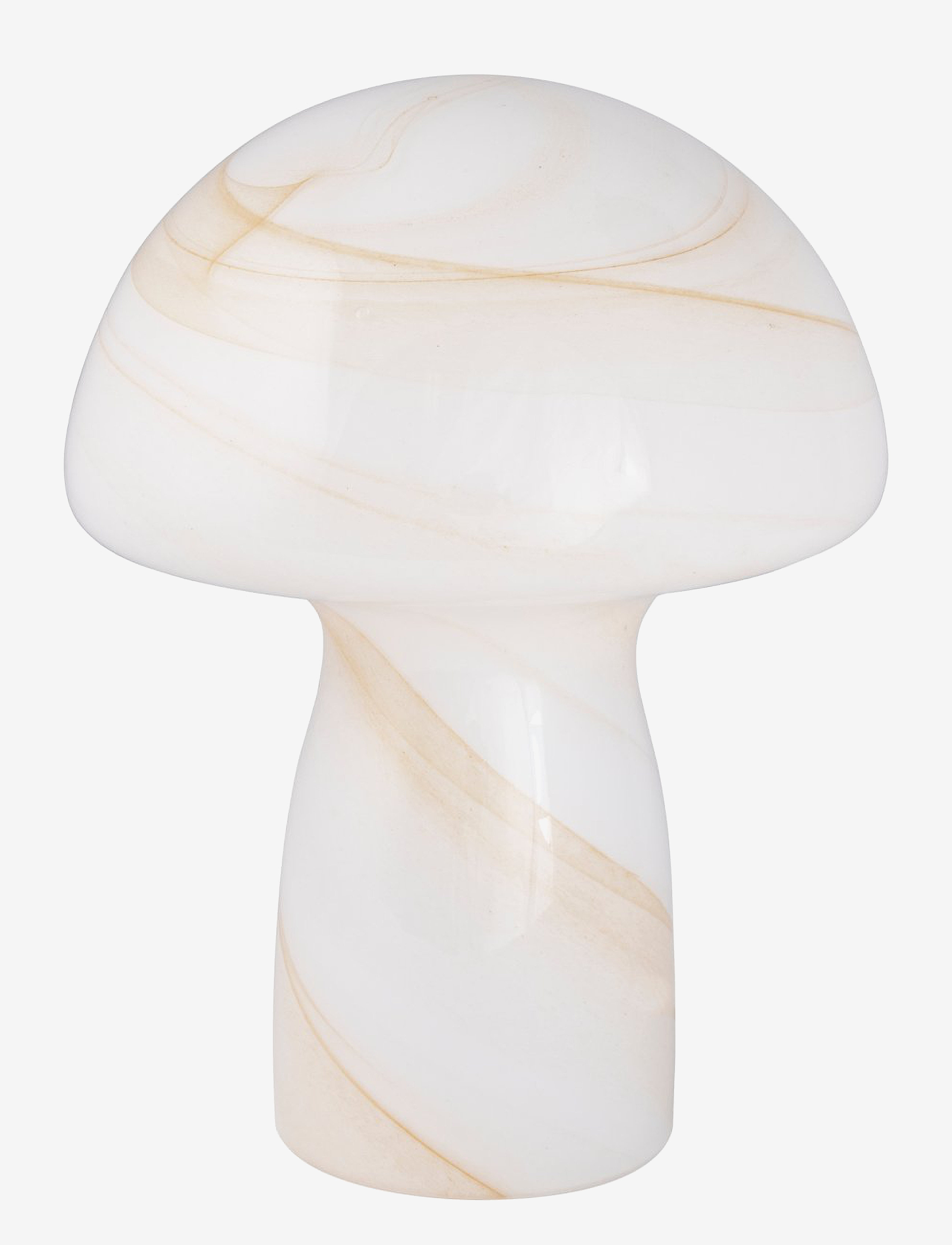 Globen Lighting Bordlampe Fungo 16, Bordlampe, Beige, Str: 20X16CM