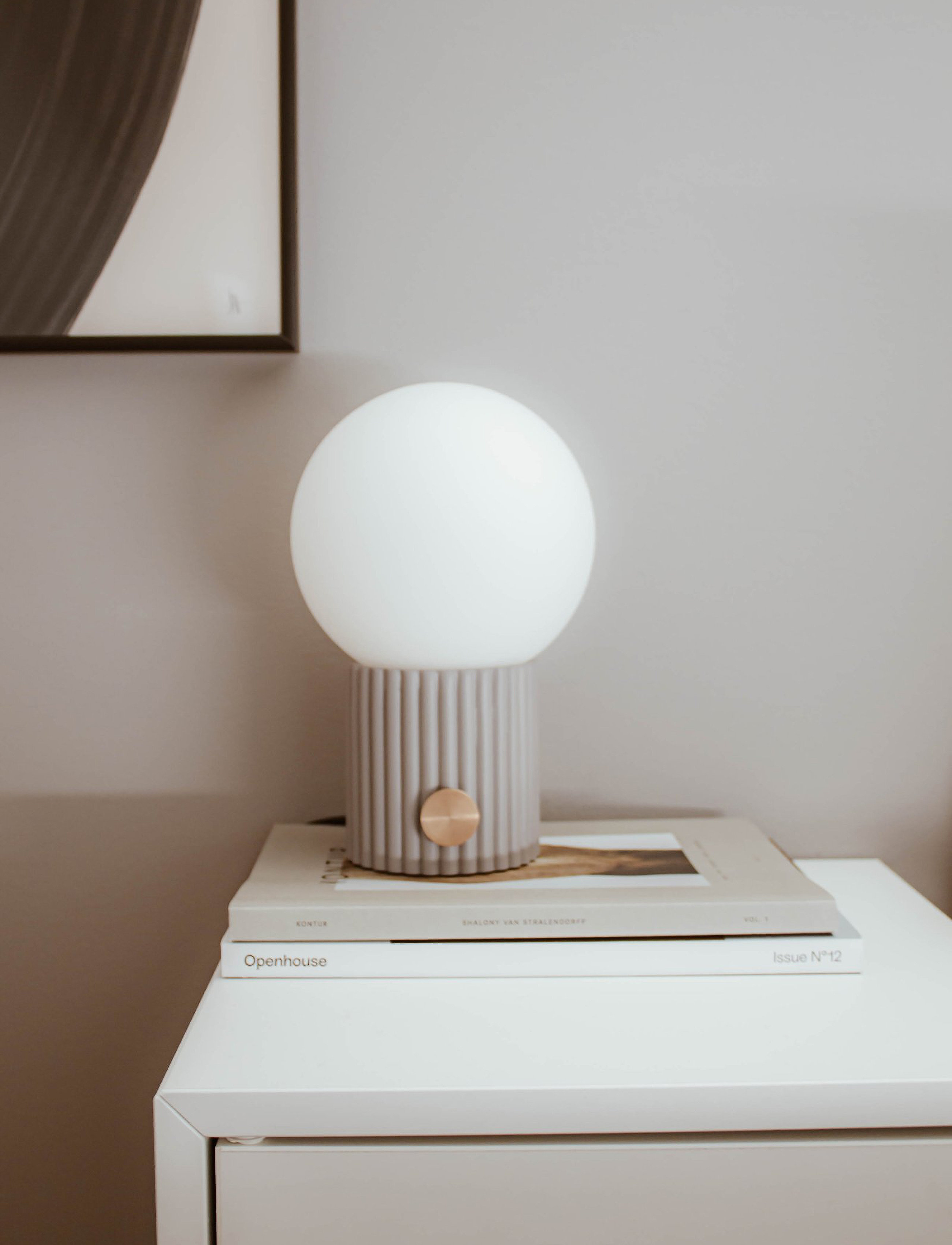 Globen Lighting Bordlampe Hubble 15, One Size, Grey, Lamper > Bordlamper, Unisex