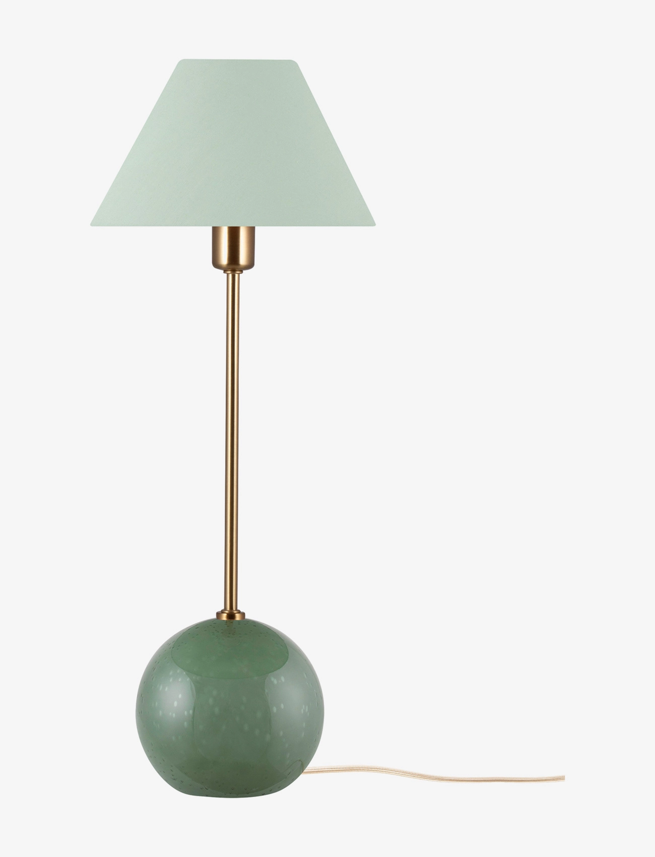 Globen Lighting Table Lamp Iris 20 Cream, Bordlampe, Grøn, Str: H51CM